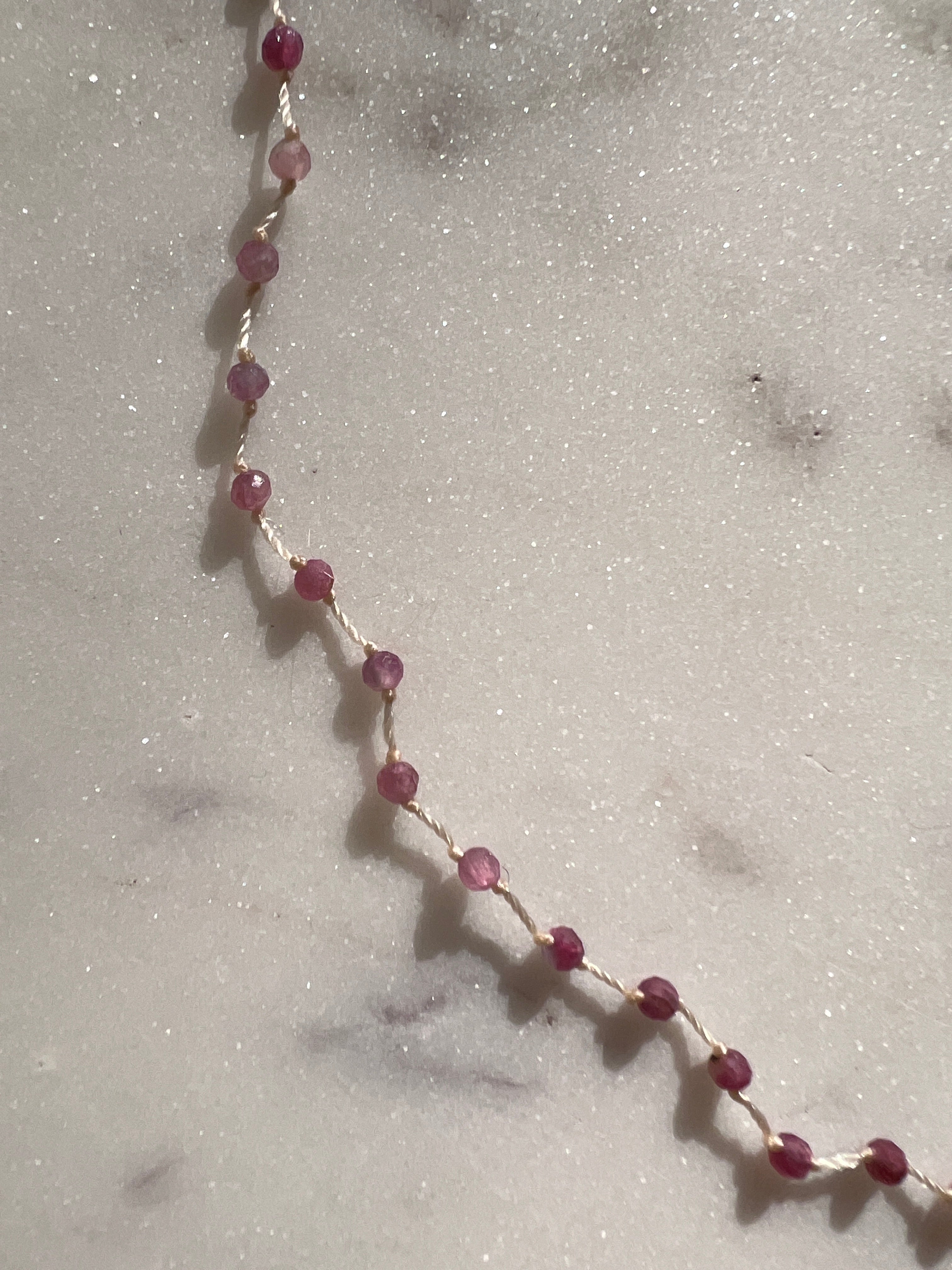 Future Nomads Necklaces Tourmaline Double Knot Choker
