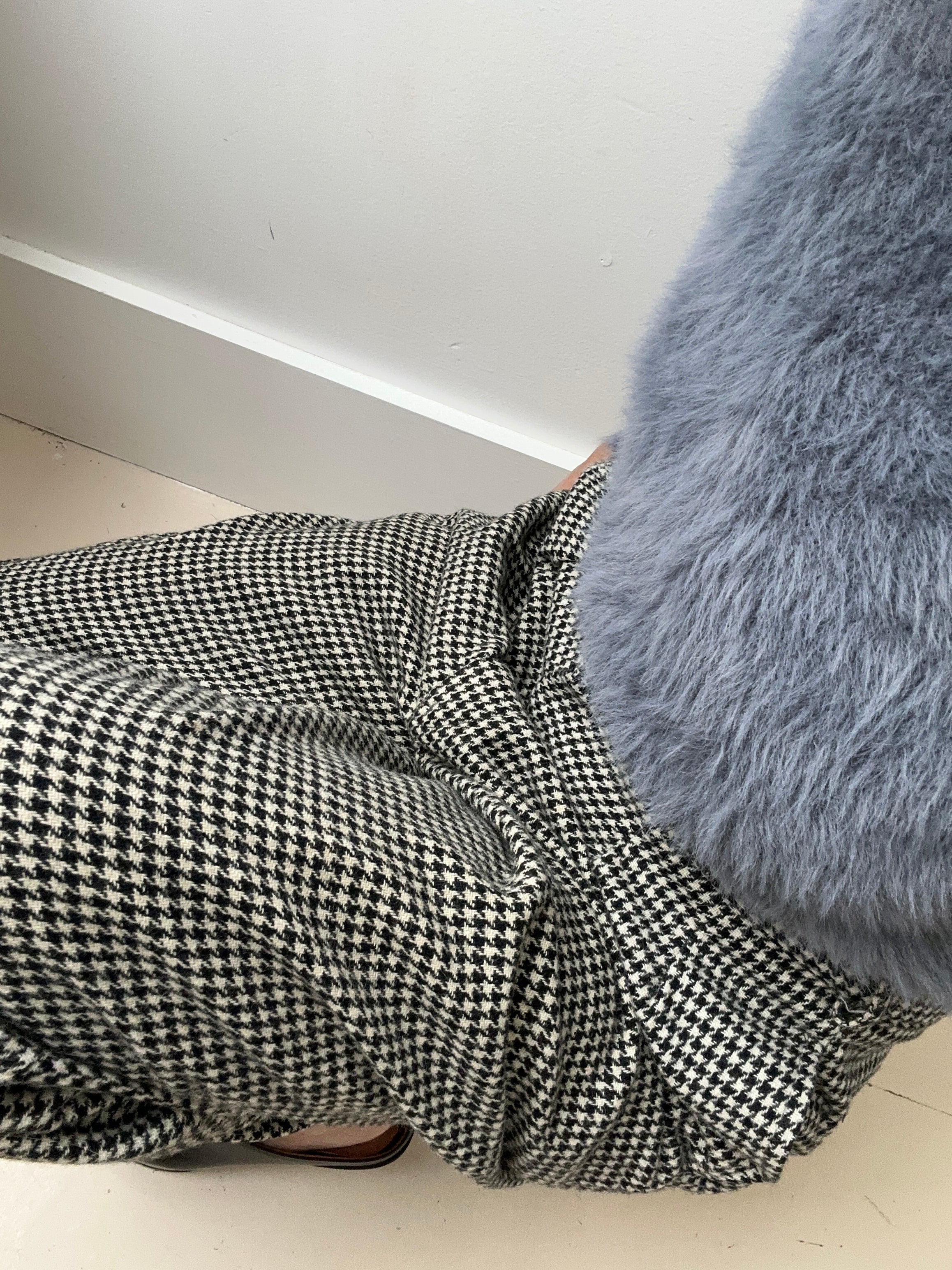 Future Nomads Pants Med-Large Black & White Houndstooth Vintage Pant