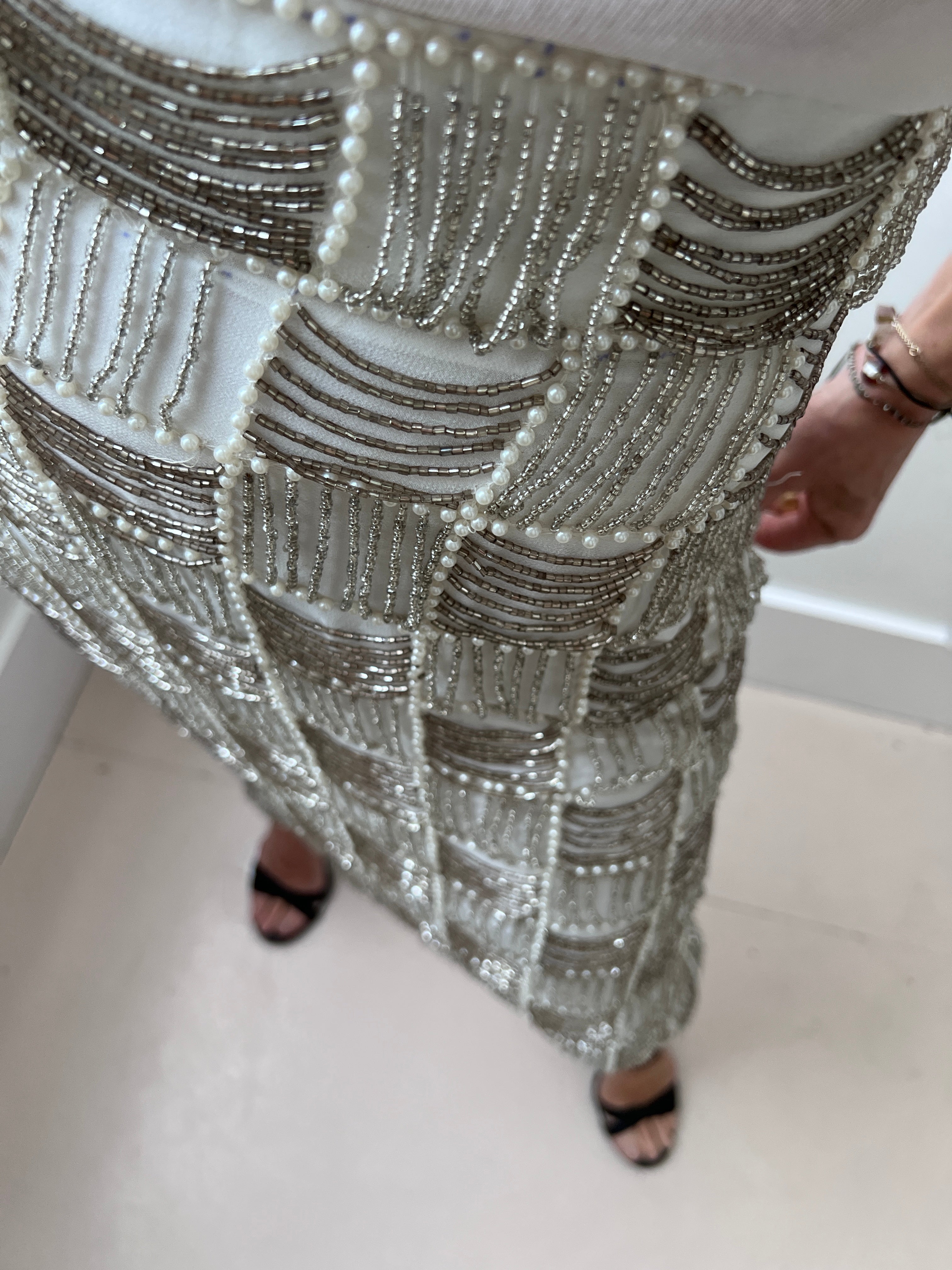 Deco Vintage Style Sequin Skirt | Skirts