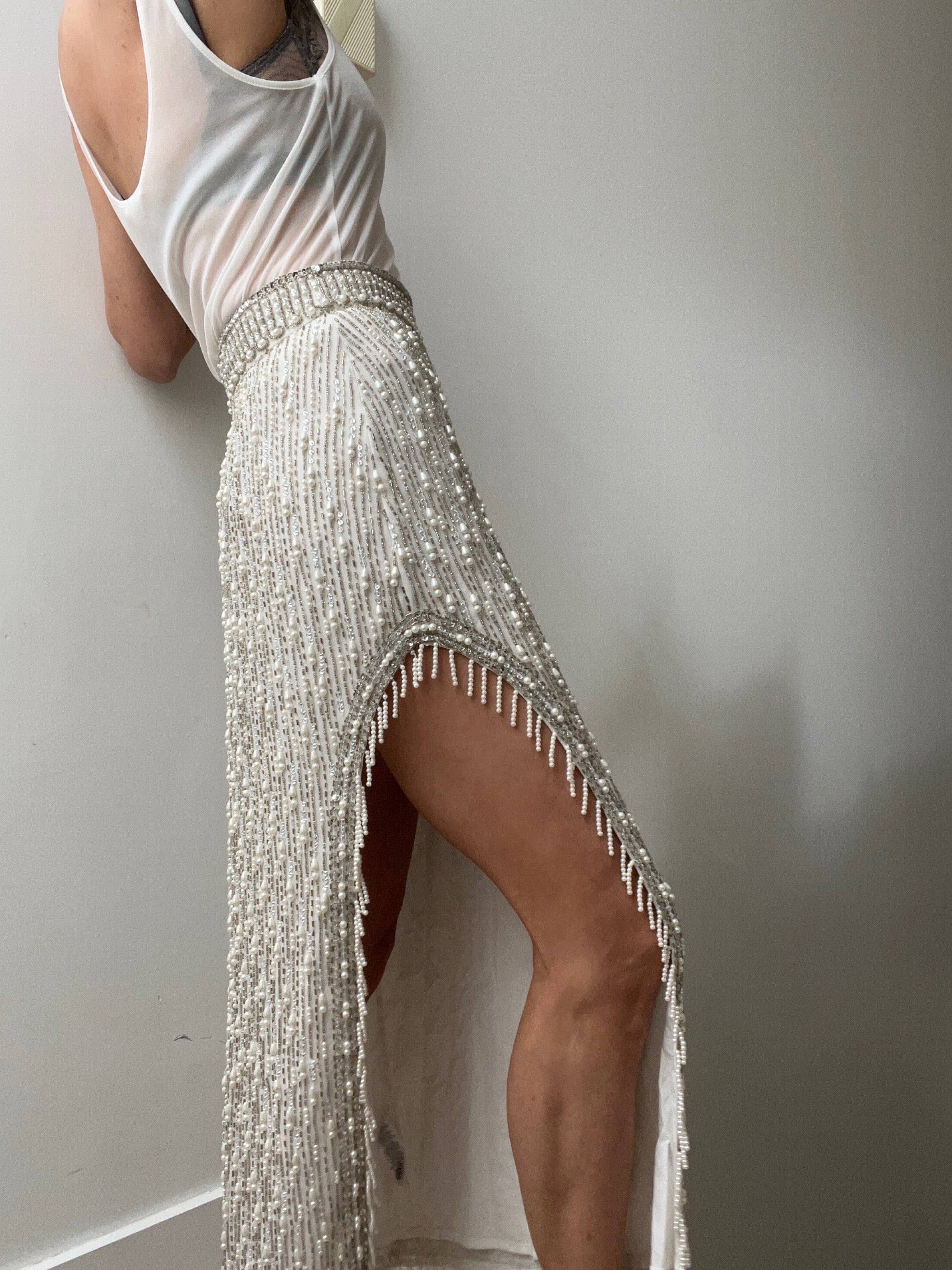 Rainfall Vintage Style Sequin Skirt | Skirts