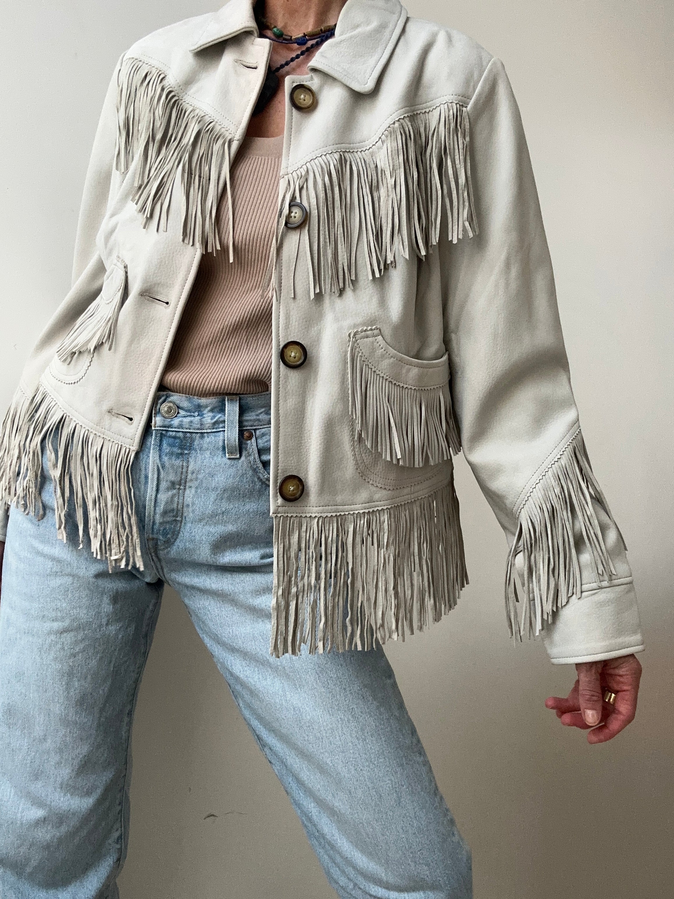 Idyllwind Jackets Idyllwind Bellbrook Leather Jacket Bone