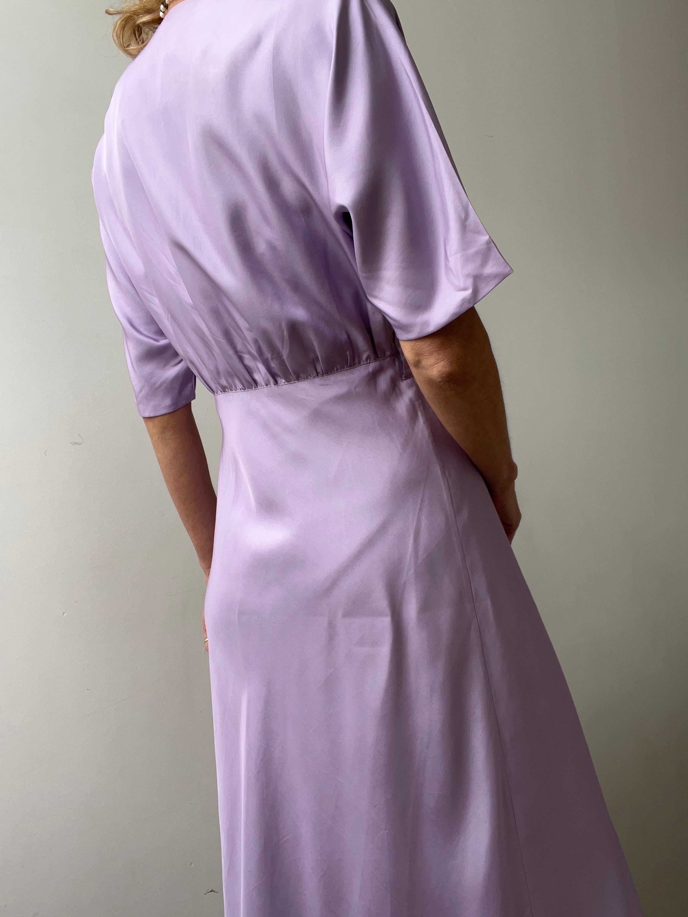 Les Coyotes Lavender Wrap Dress | Dresses