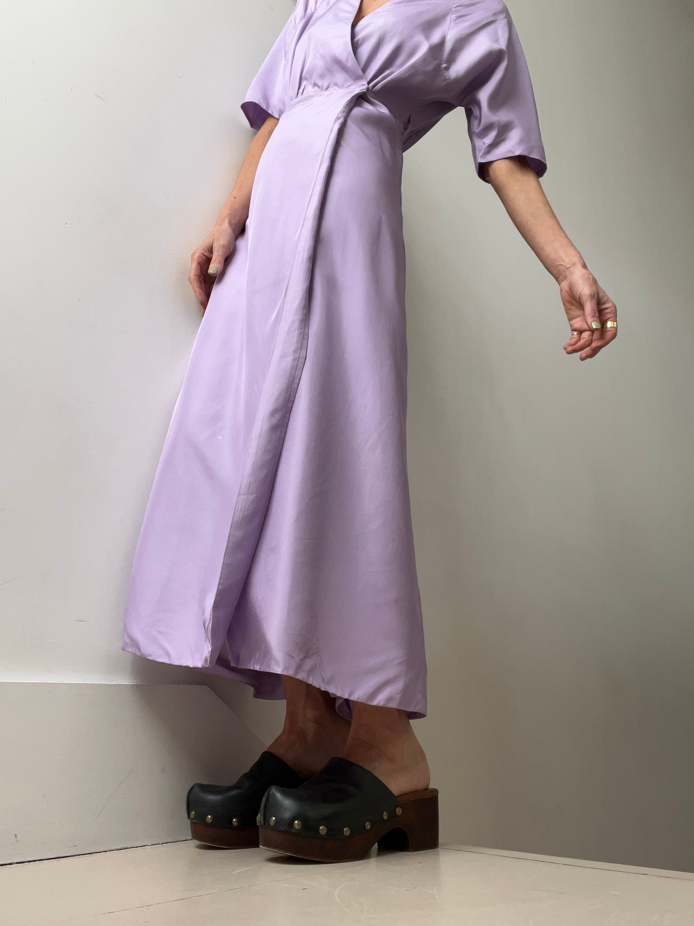 Les Coyotes Lavender Wrap Dress | Dresses