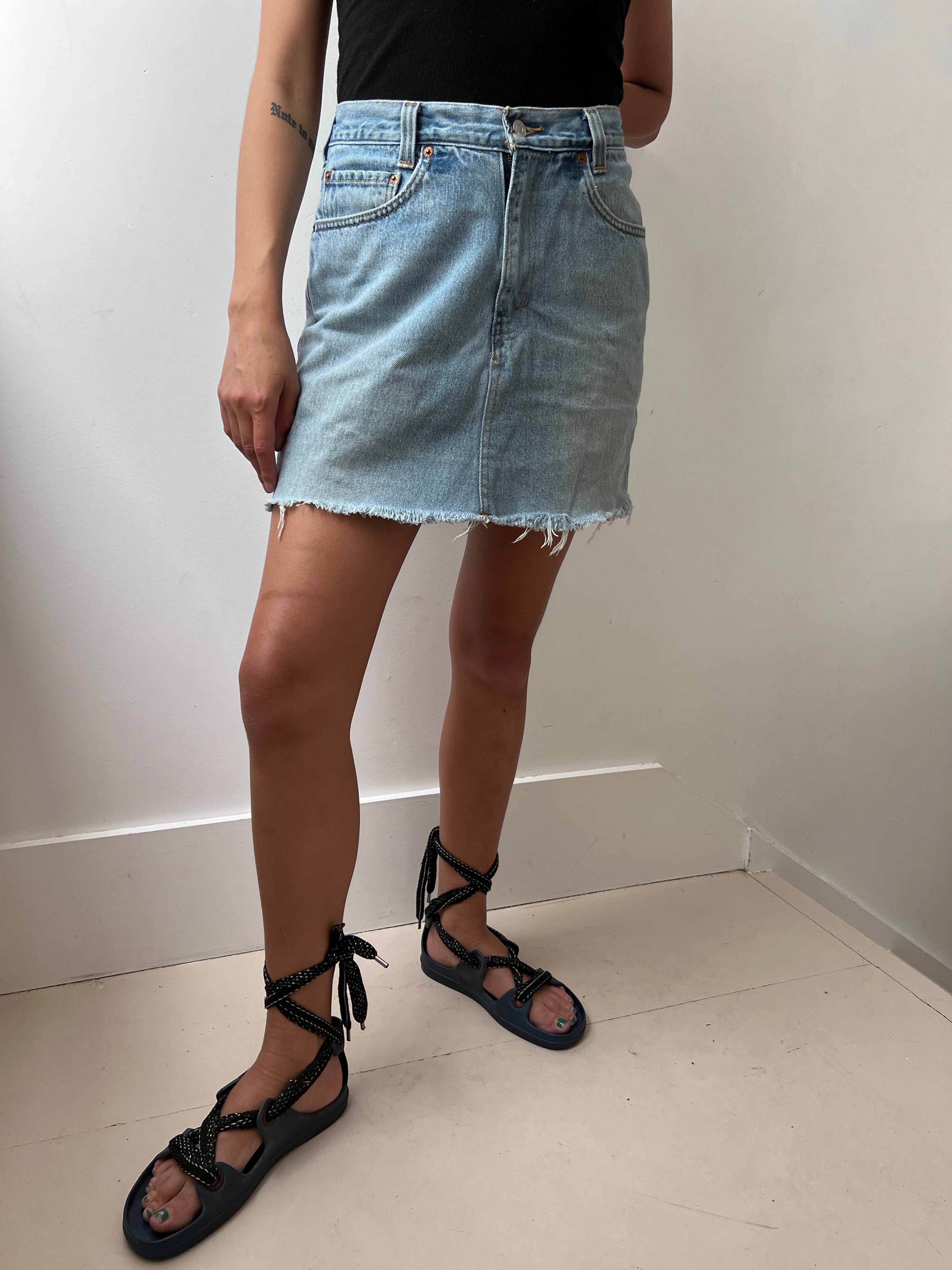 Vintage Denim Levis Skirt | Skirts