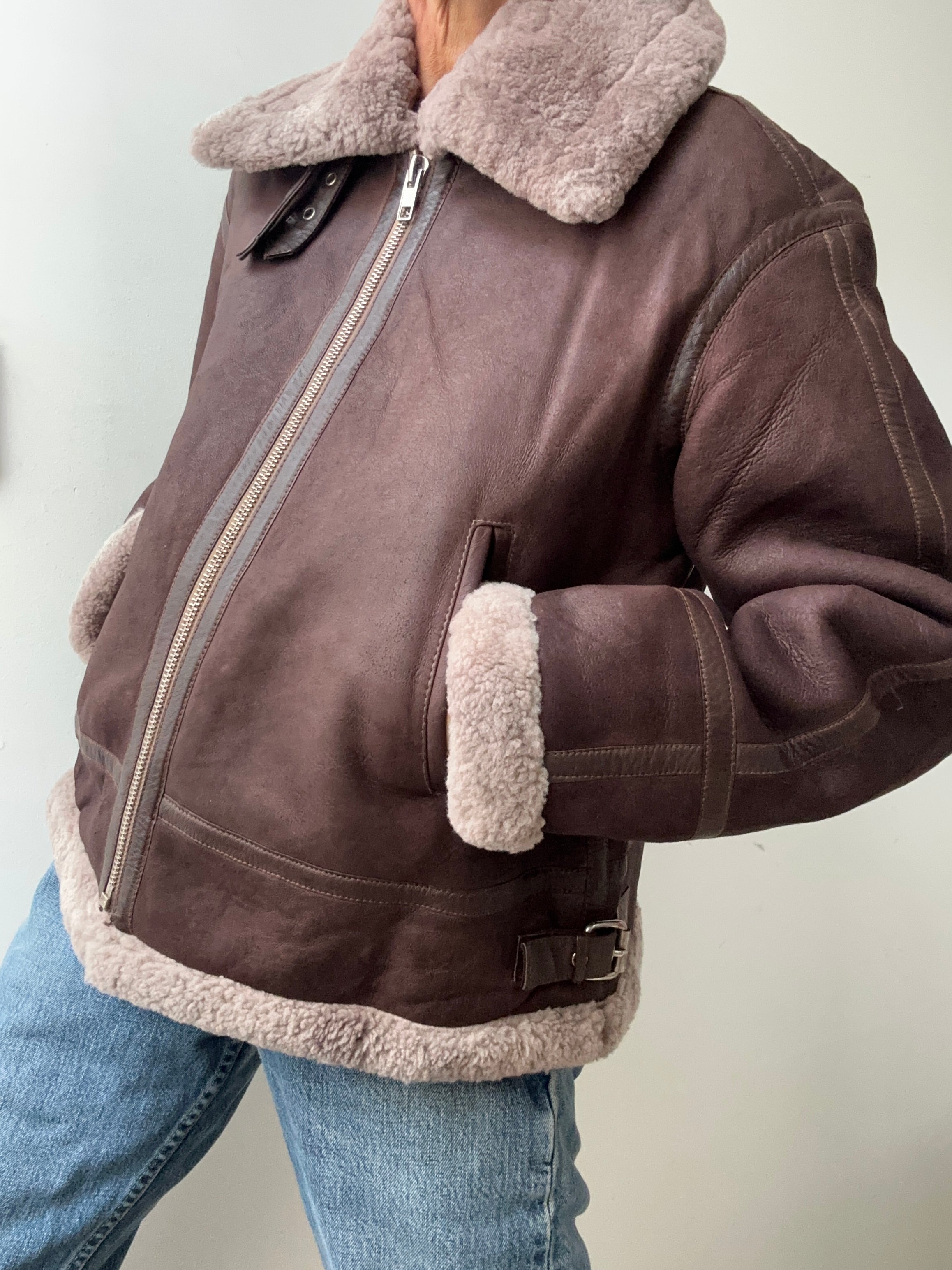 Maje Jackets Maje Shearling Jacket