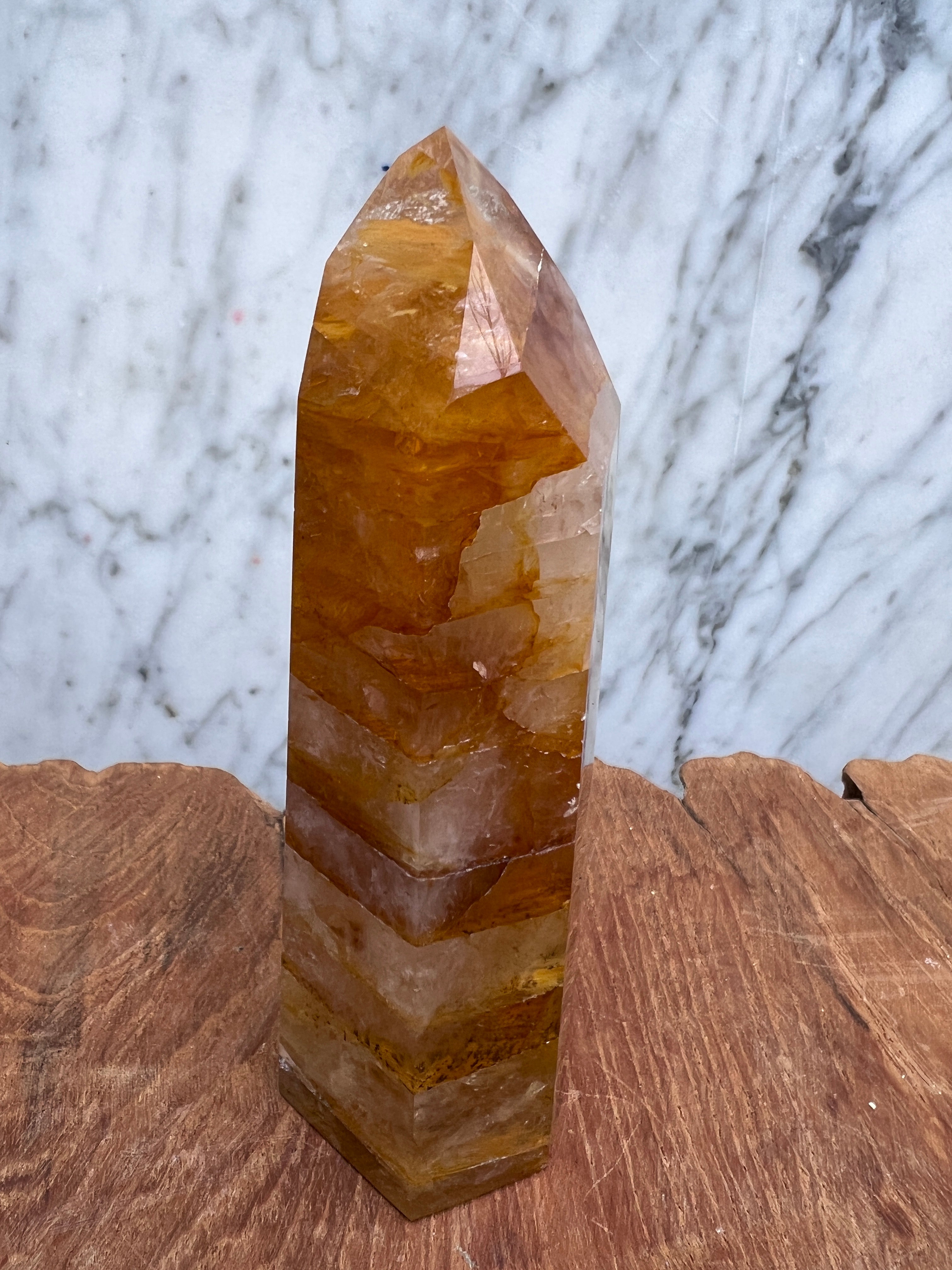 Not specified Crystals Gold Golden Quartz Point