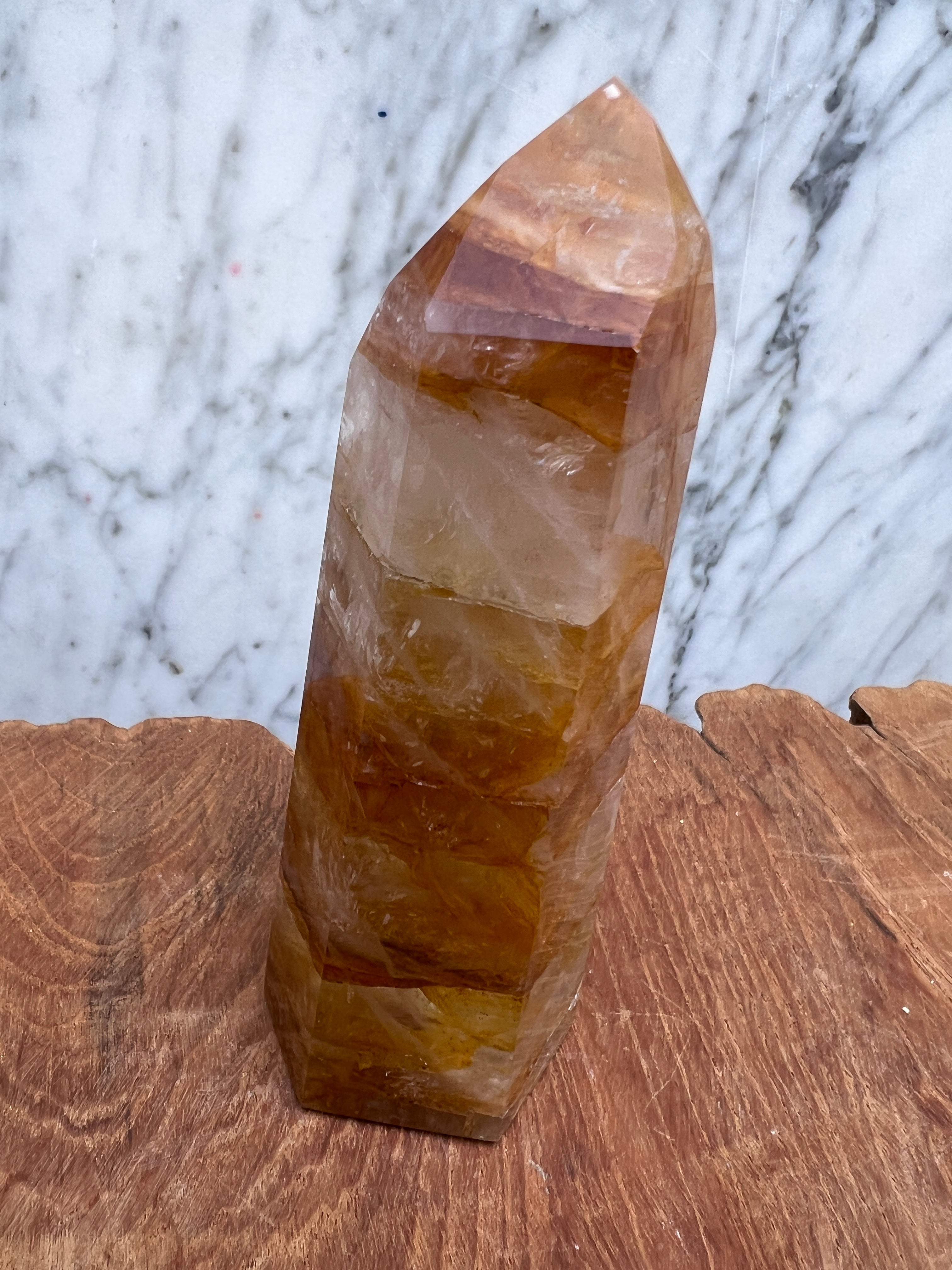 Not specified Crystals Gold Golden Quartz Point