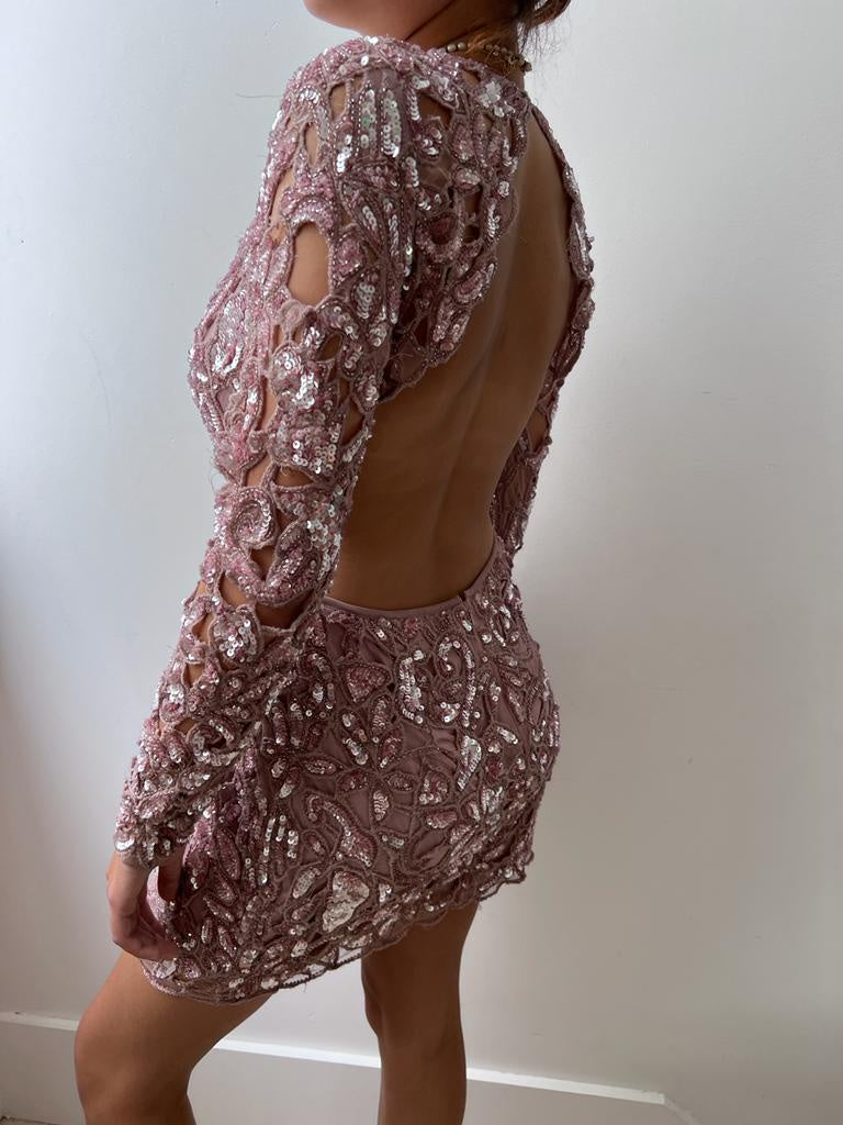 Pink Sequin Party Dress 2 | Dresses