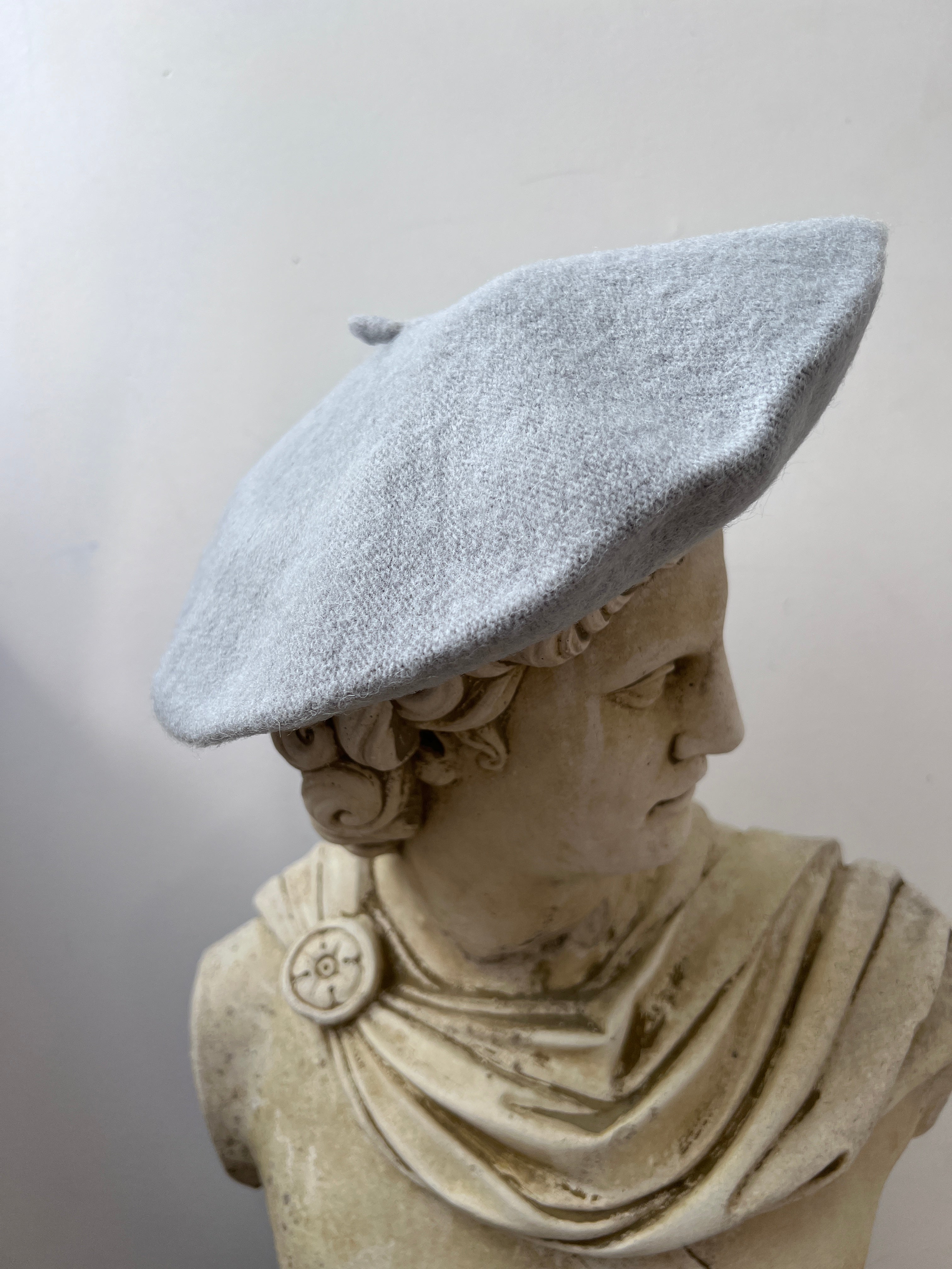 French Beret Hat Soft Grey | Hats