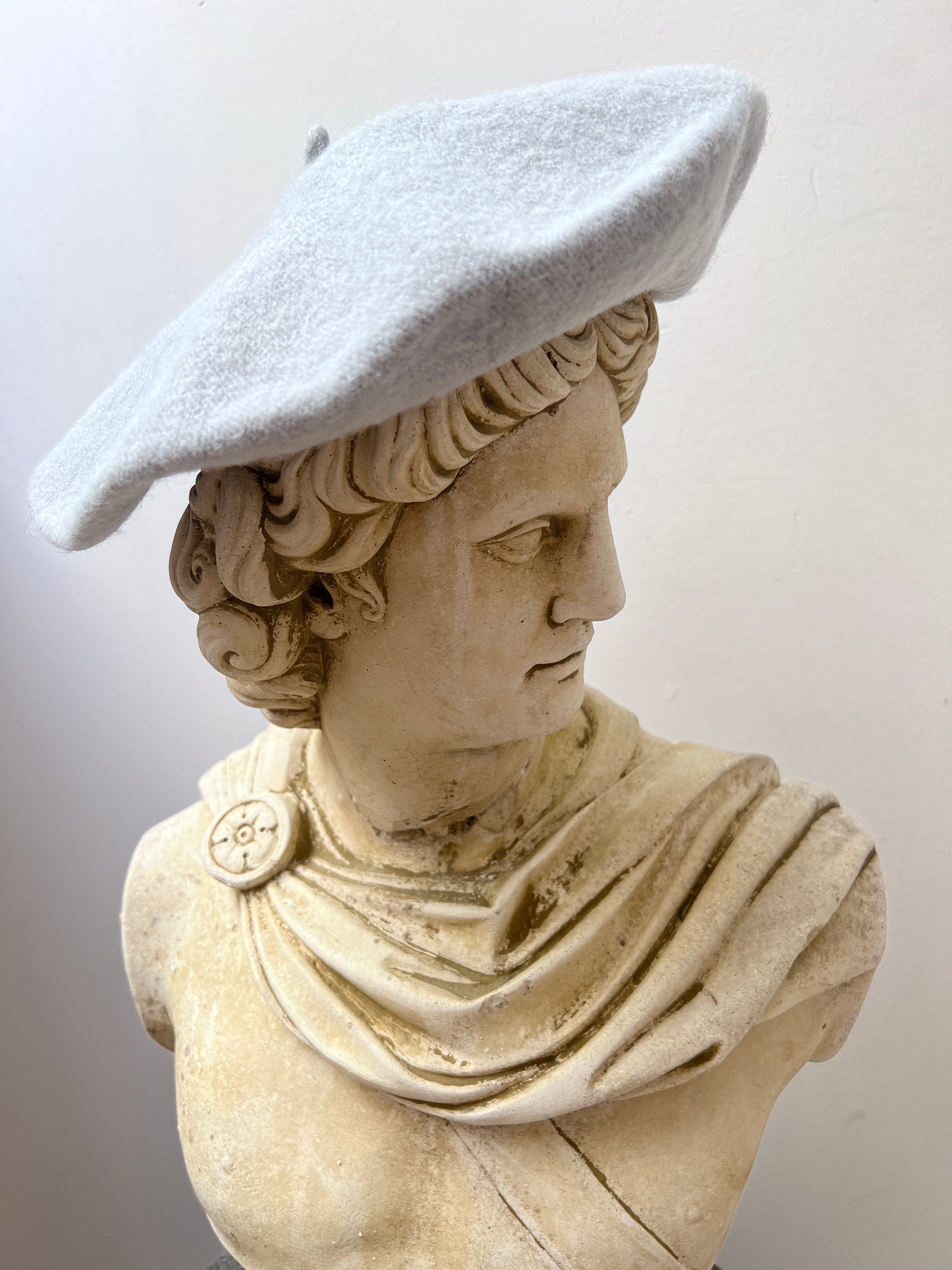 French Beret Hat Soft Grey | Hats