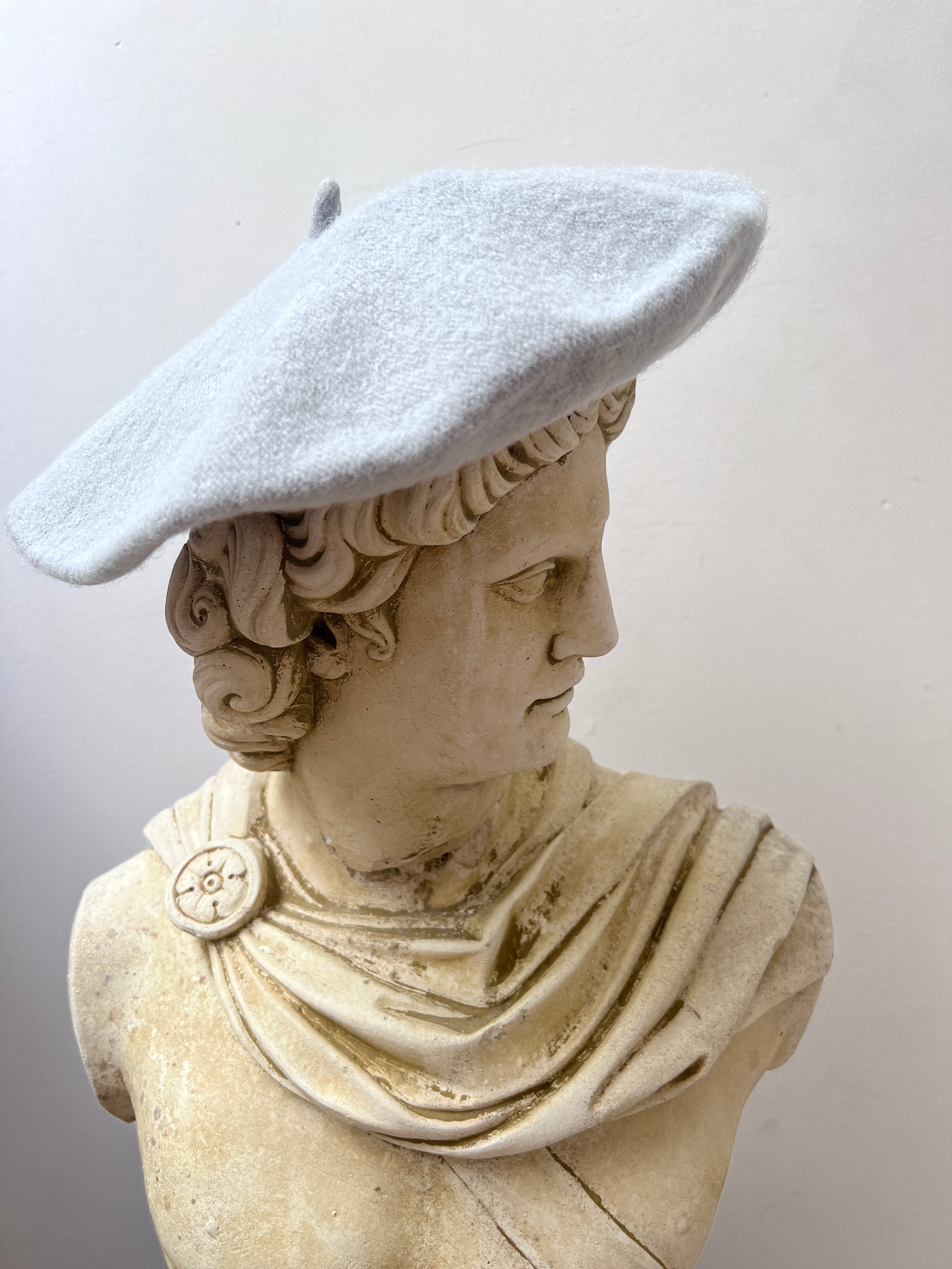 French Beret Hat Soft Grey | Hats