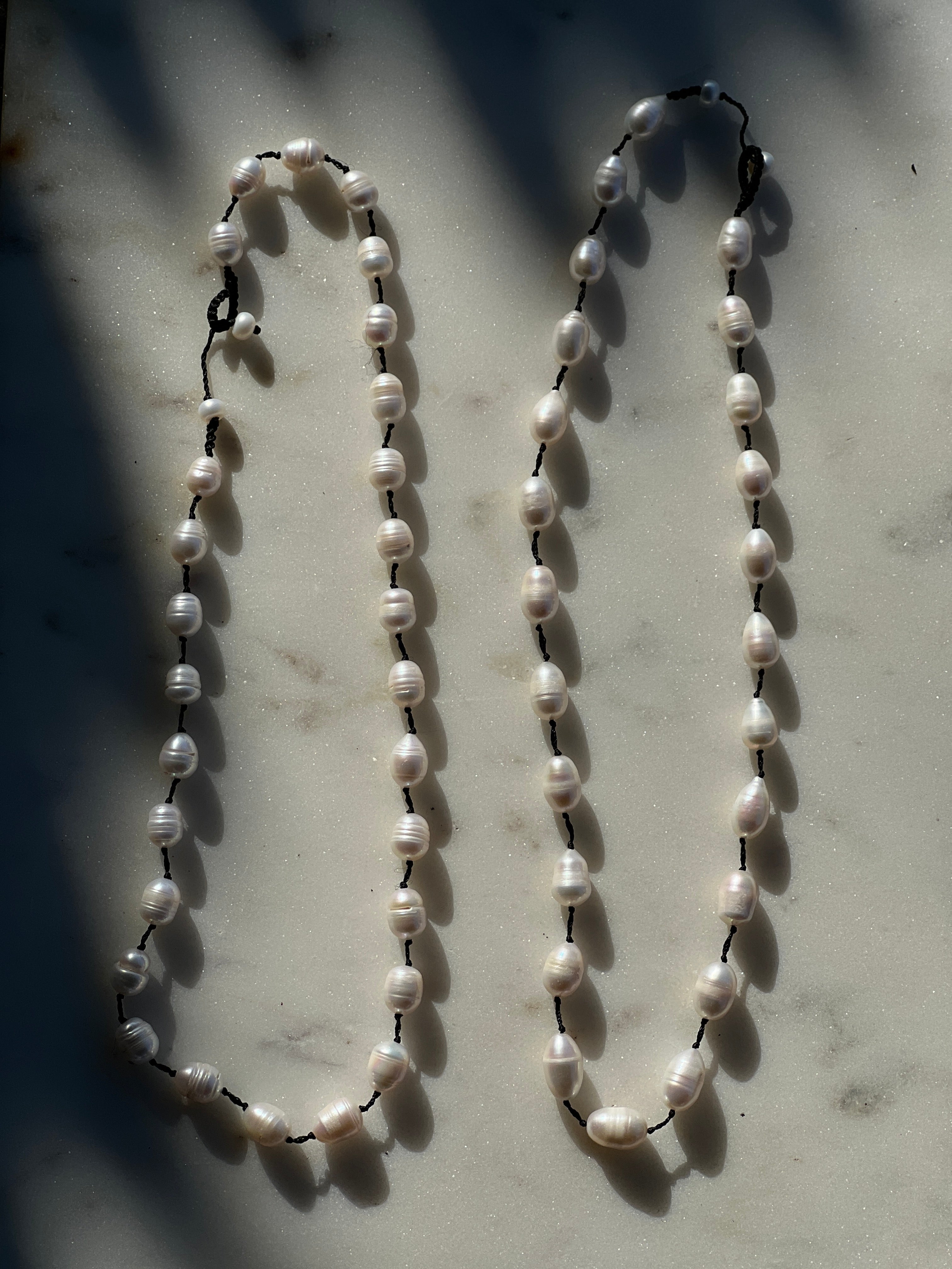 Fresh Water Pearl Double Knot Choker | Necklaces