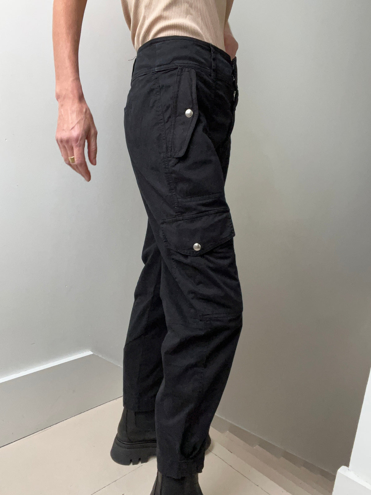 Ralph Lauren Silk-Blend Cargo Pants