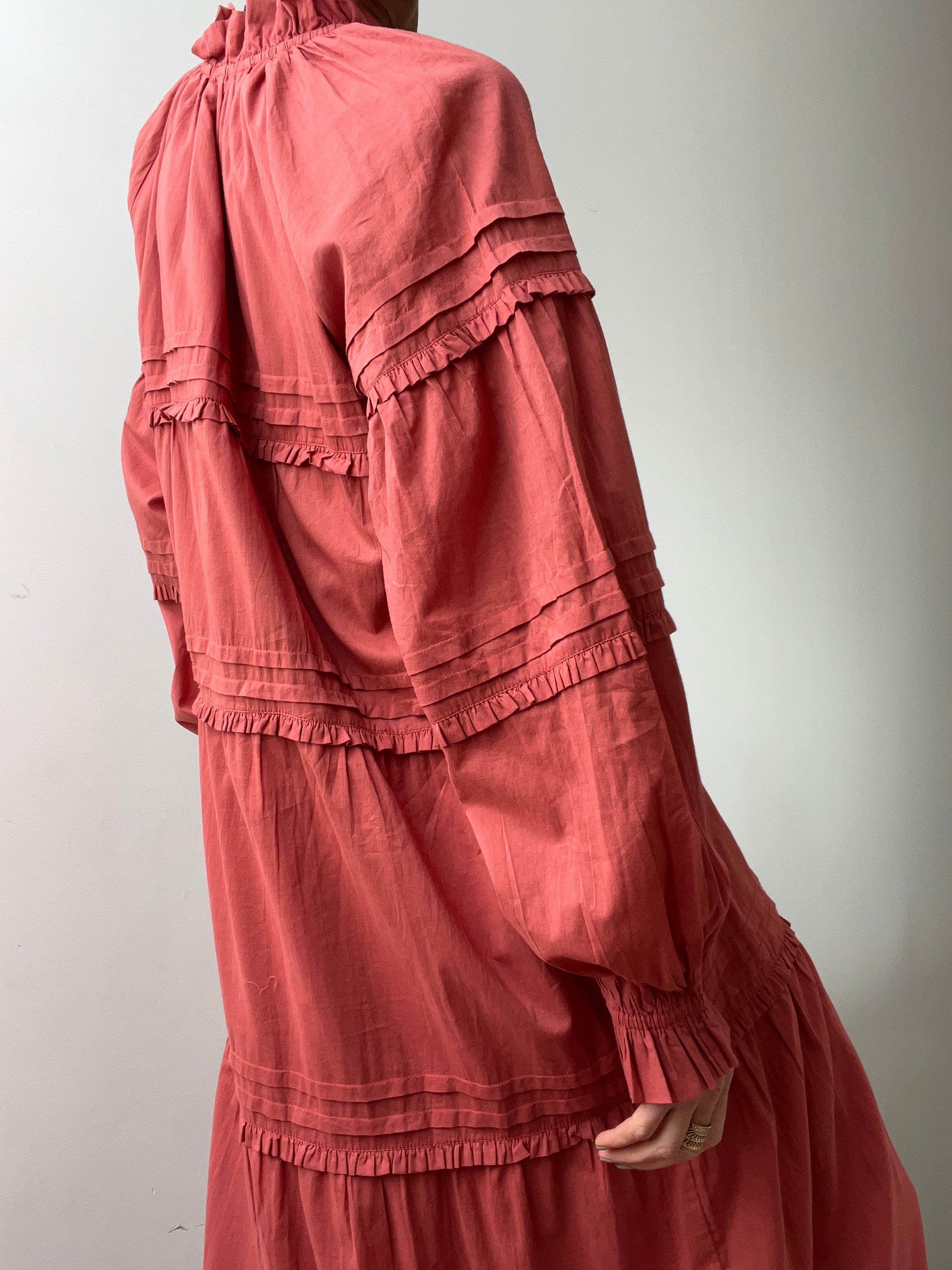 Skall Studio Aster Dress Terracotta | Dresses