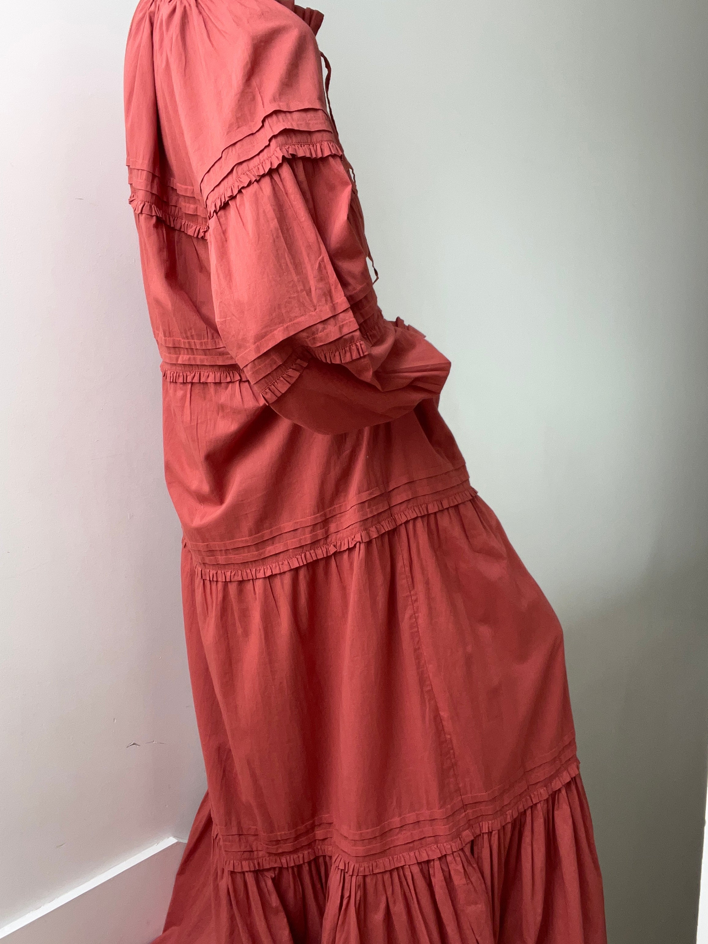 Skall Studio Aster Dress Terracotta | Dresses