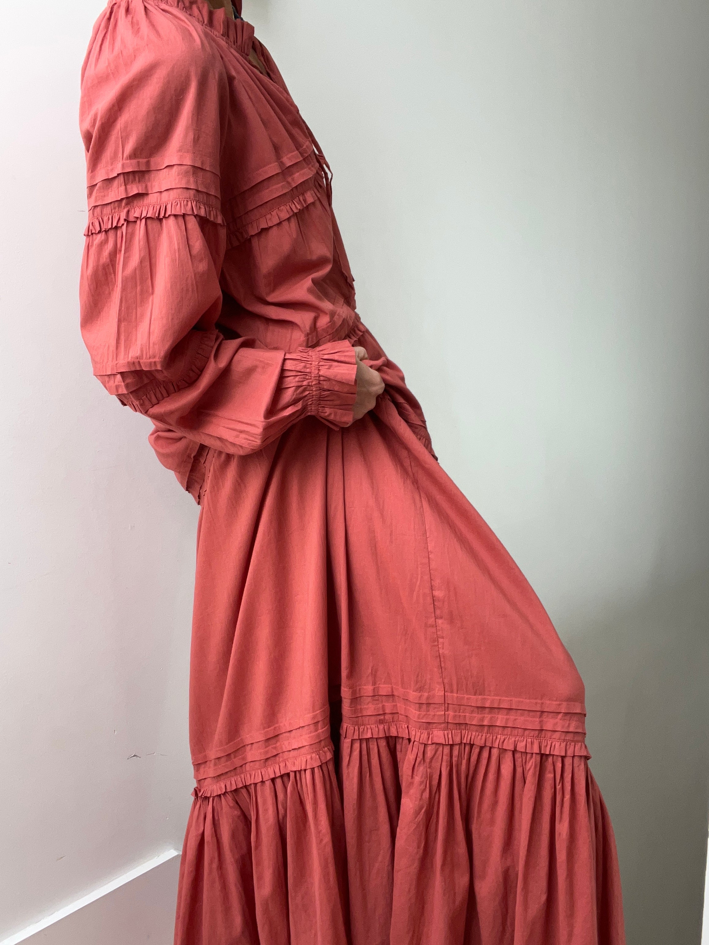 Skall Studio Aster Dress Terracotta | Dresses