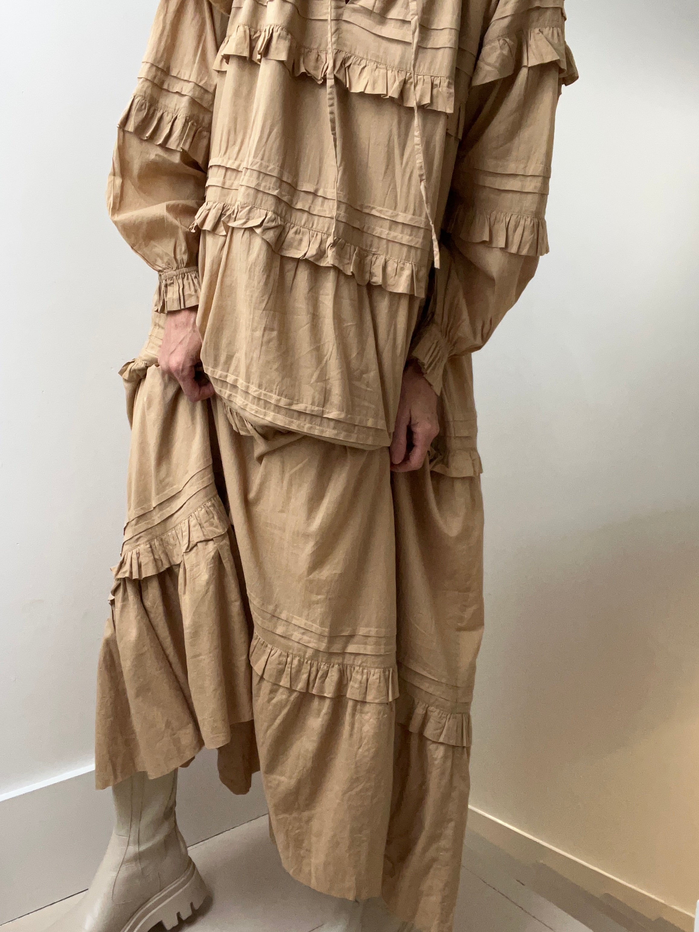 Skall Studio Aster Dress Dark Sand | Dresses