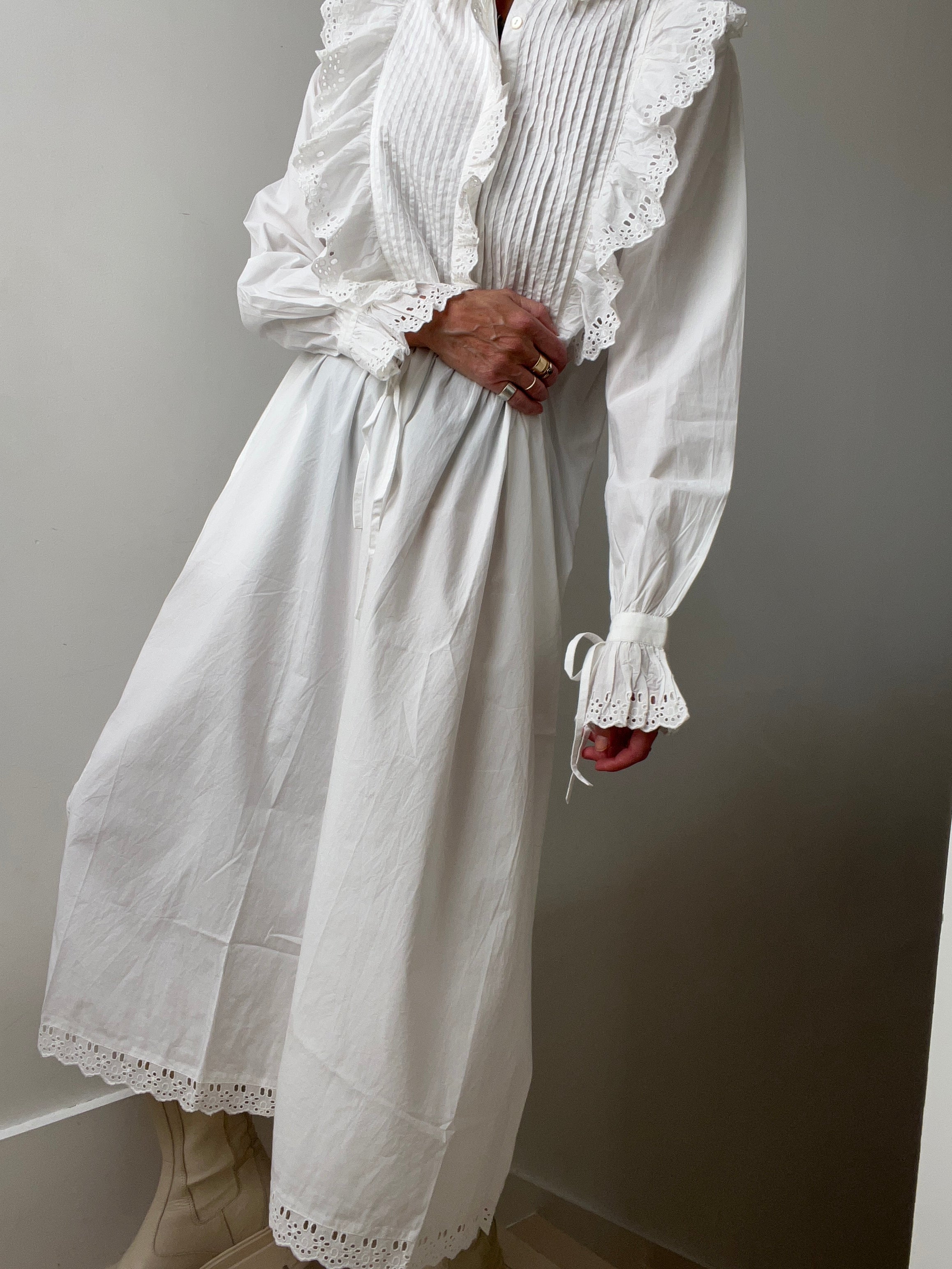 Skall Studio Dresses Skall Studio Daisy Shirtdress White