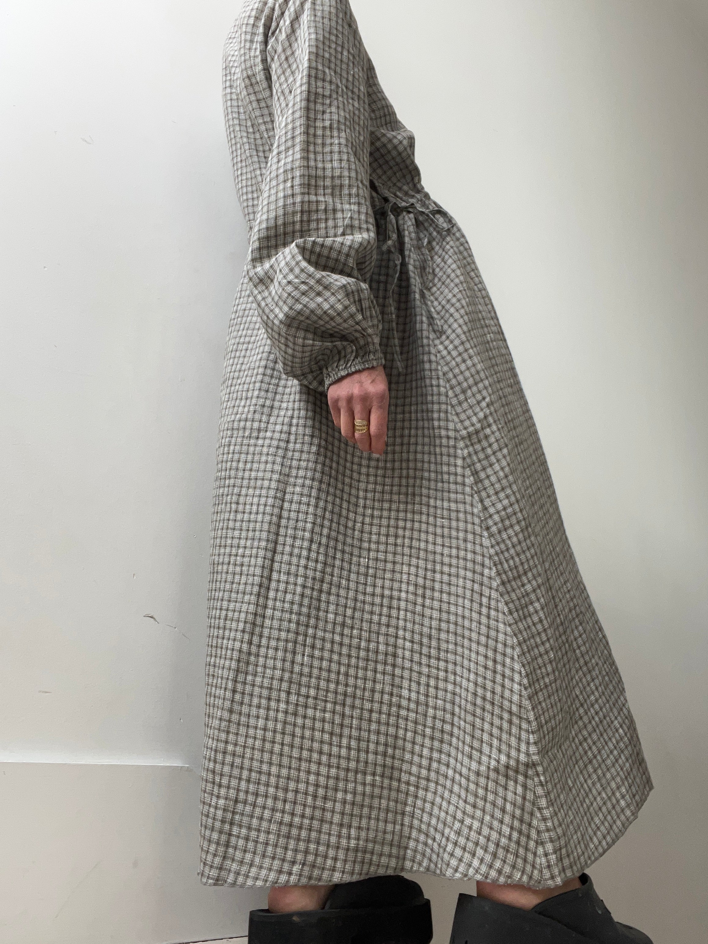 Skall Studio Dresses Skall Studio Maggie Dress Grey Check