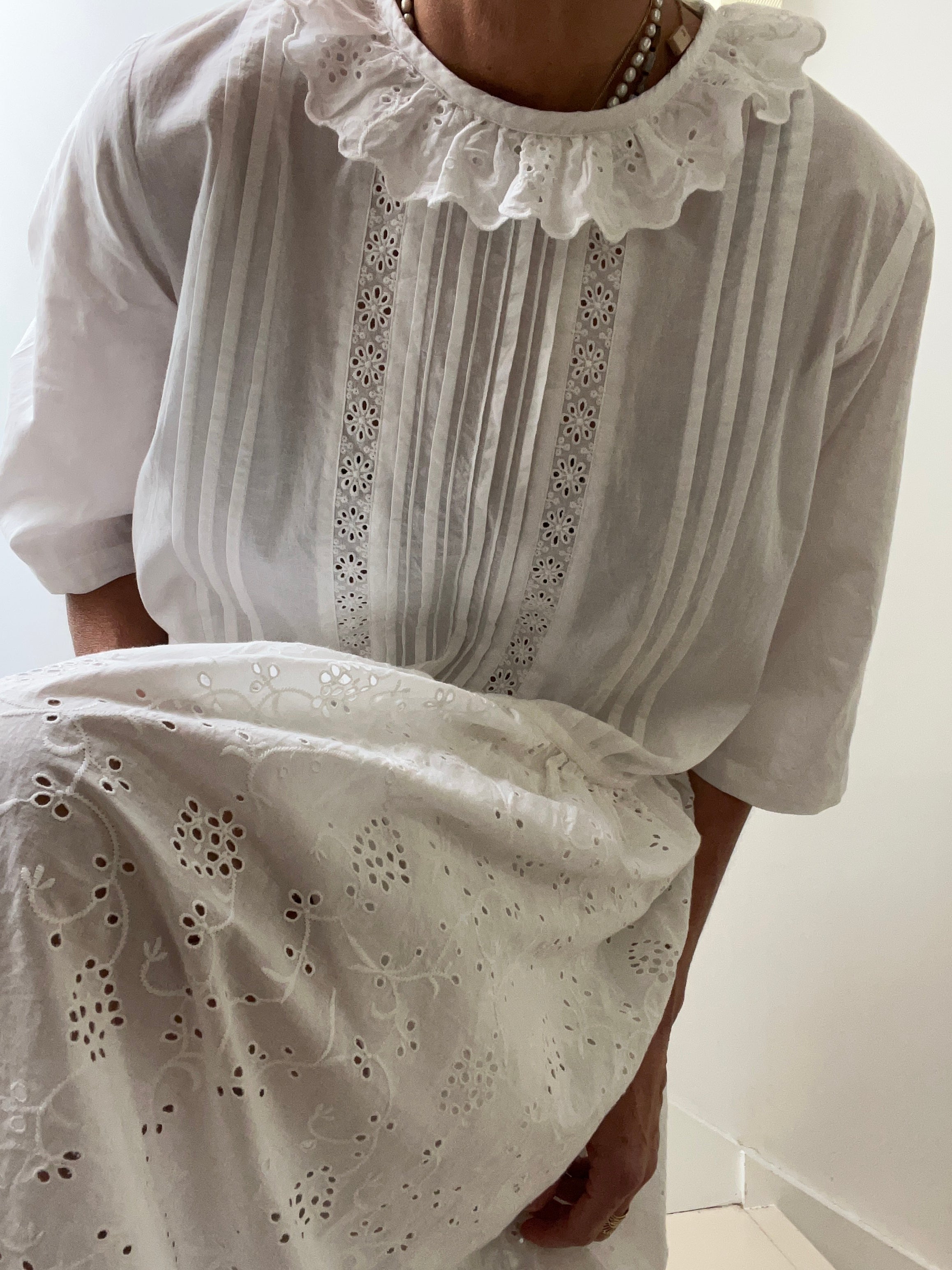Skall Studio Dresses Small Skall Studio Bay Dress in White