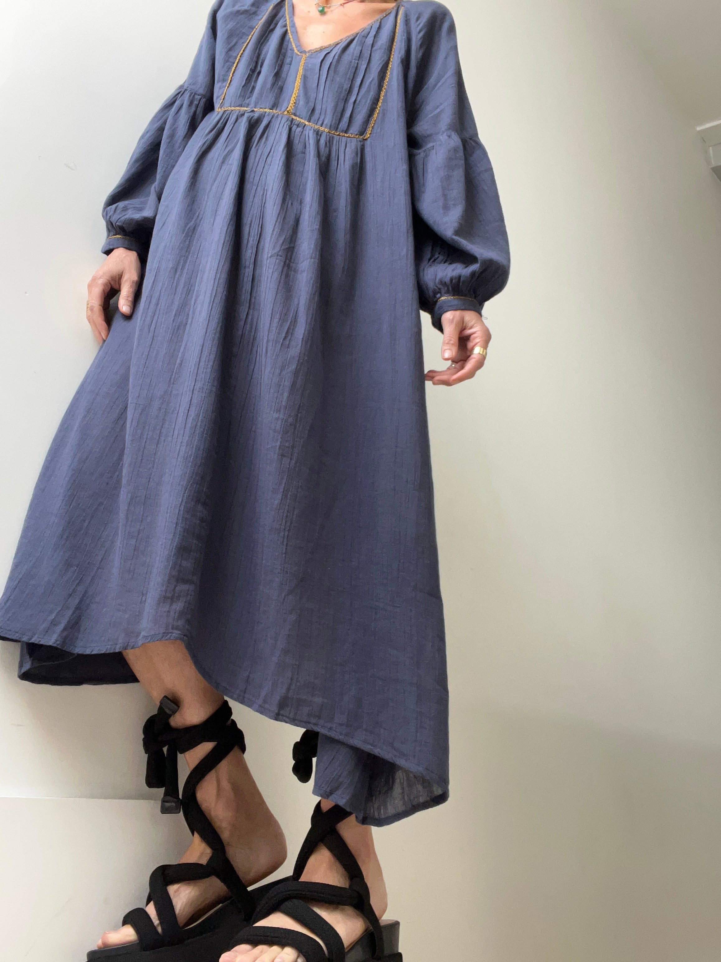 Ten Twelve Ainoha Dress Navy | Dresses