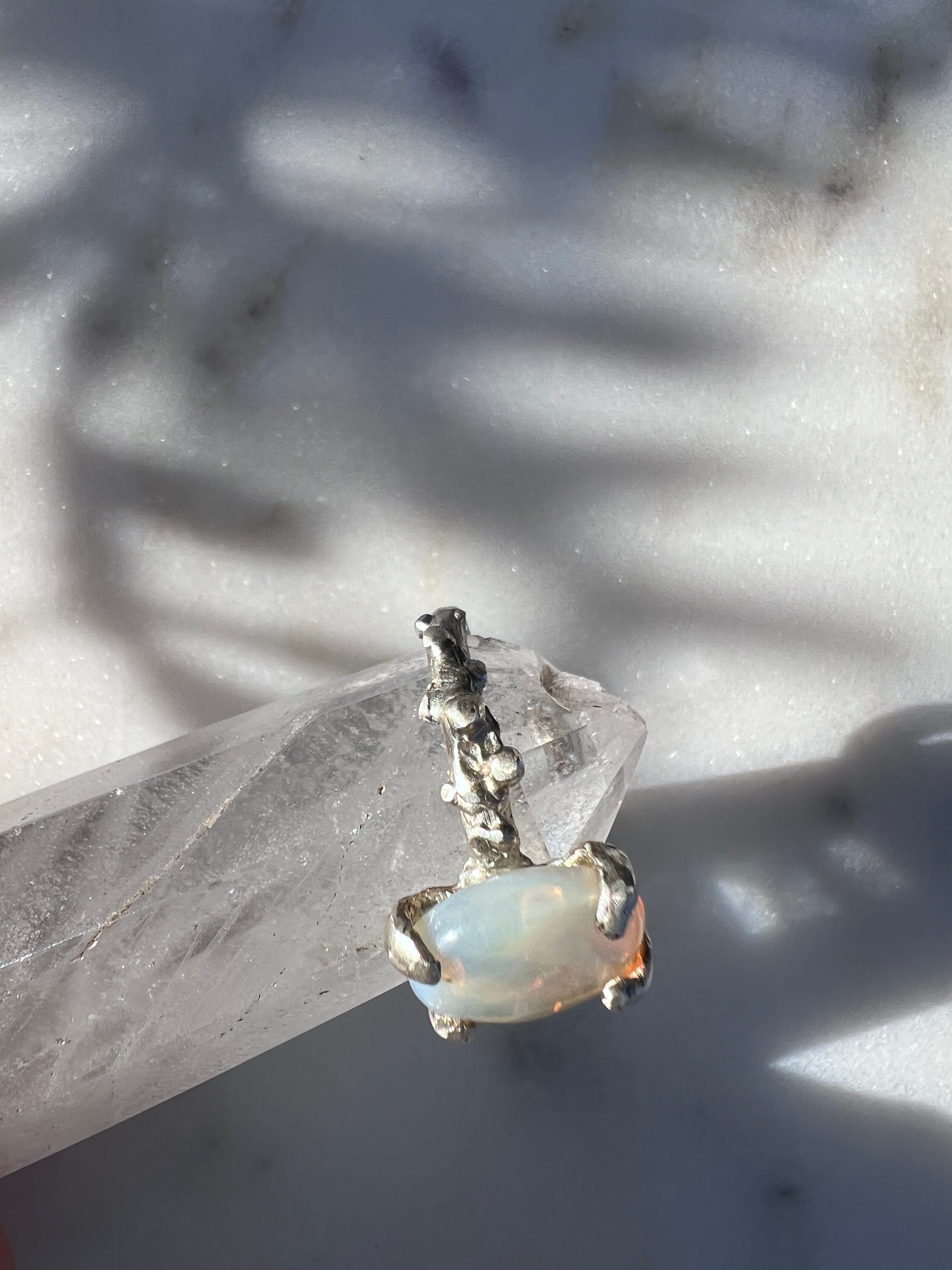 Large Opal Silver | Rings