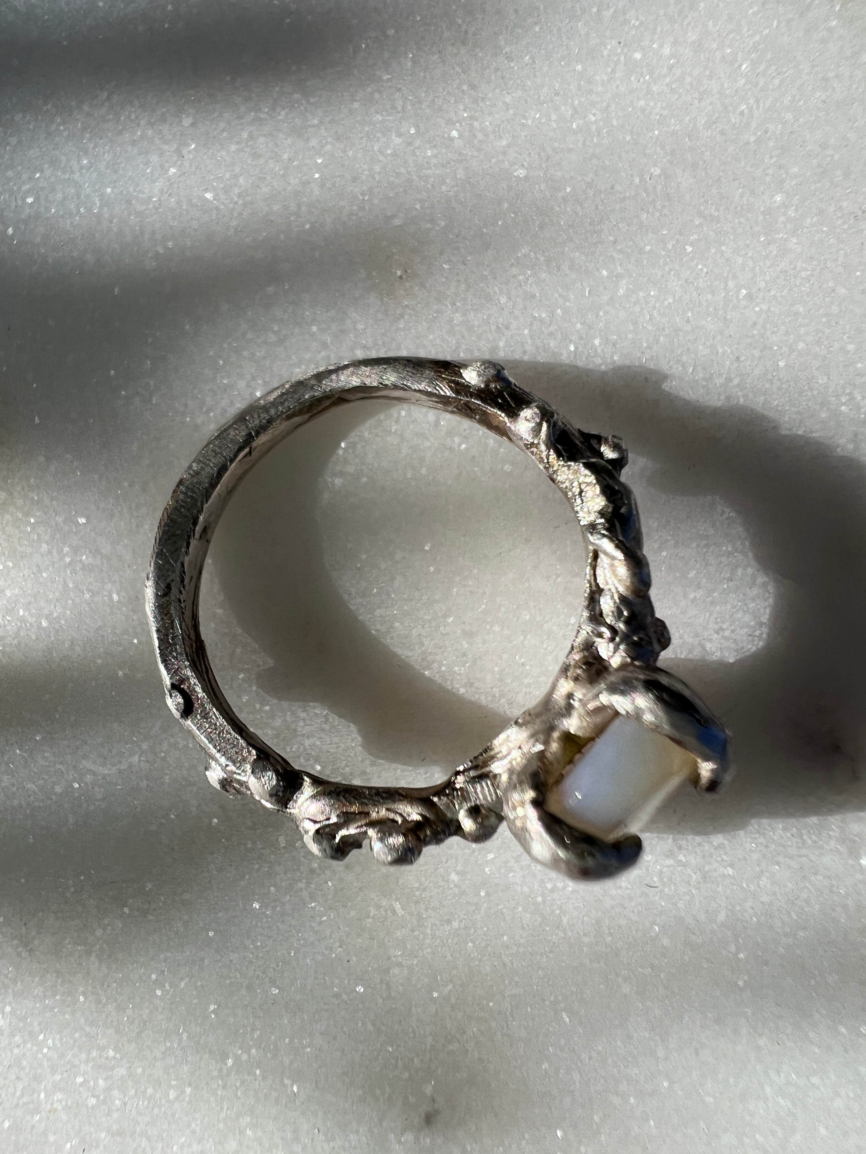 Large Opal Silver | Rings