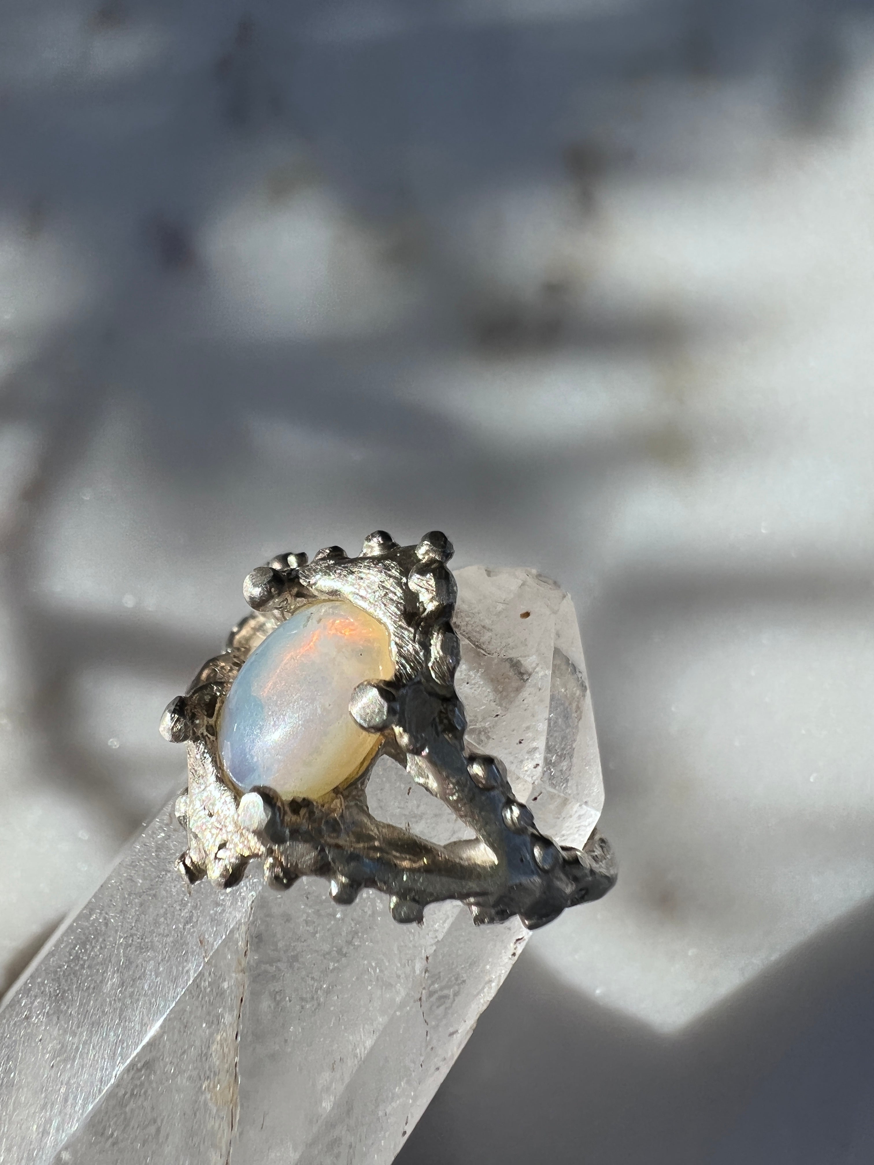Silver Opal Ring | Rings