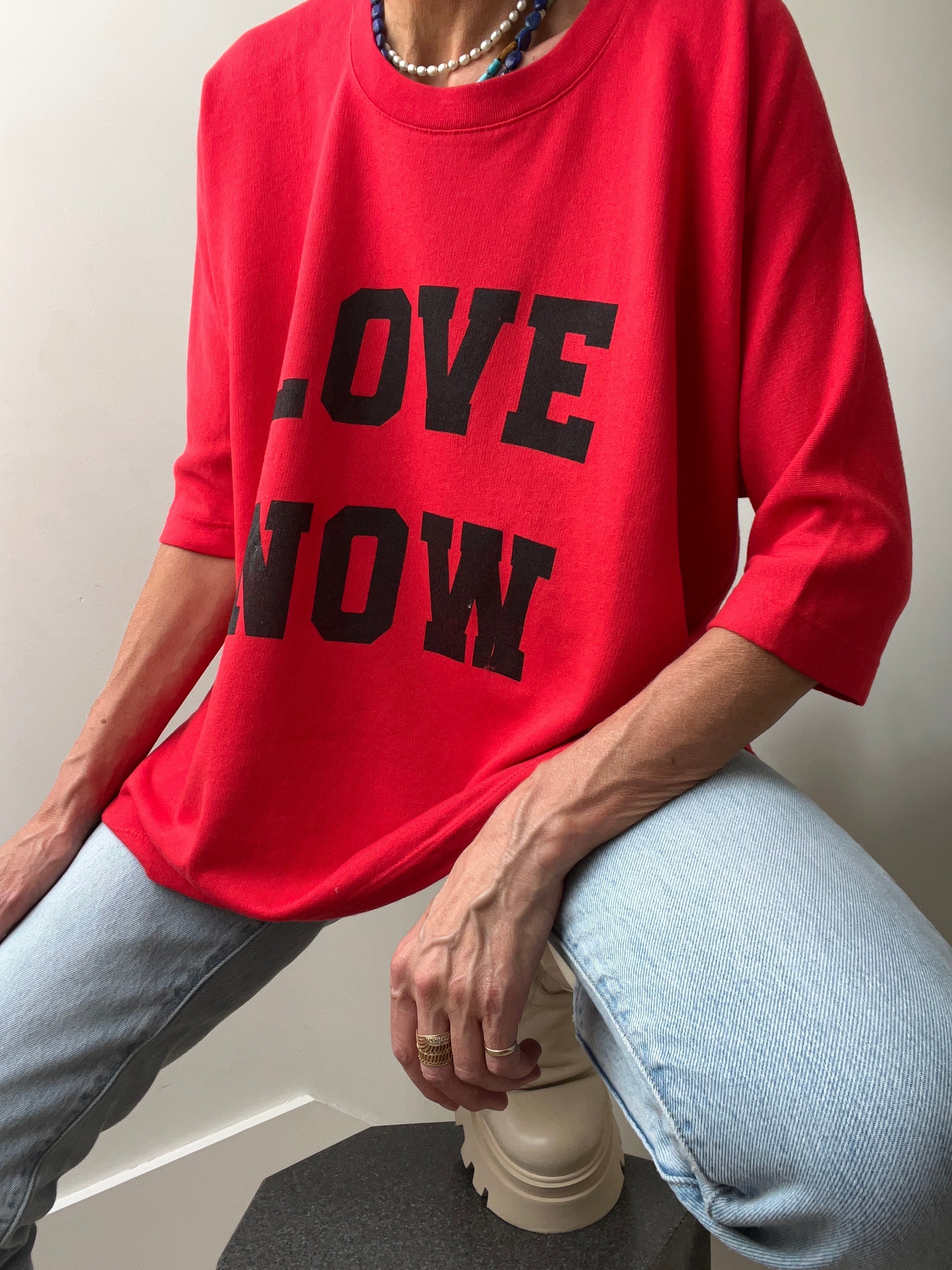 Zadig + Voltaire Sweatshirts Zadig & Voltaire Portland Love Now Sweatshirt Red