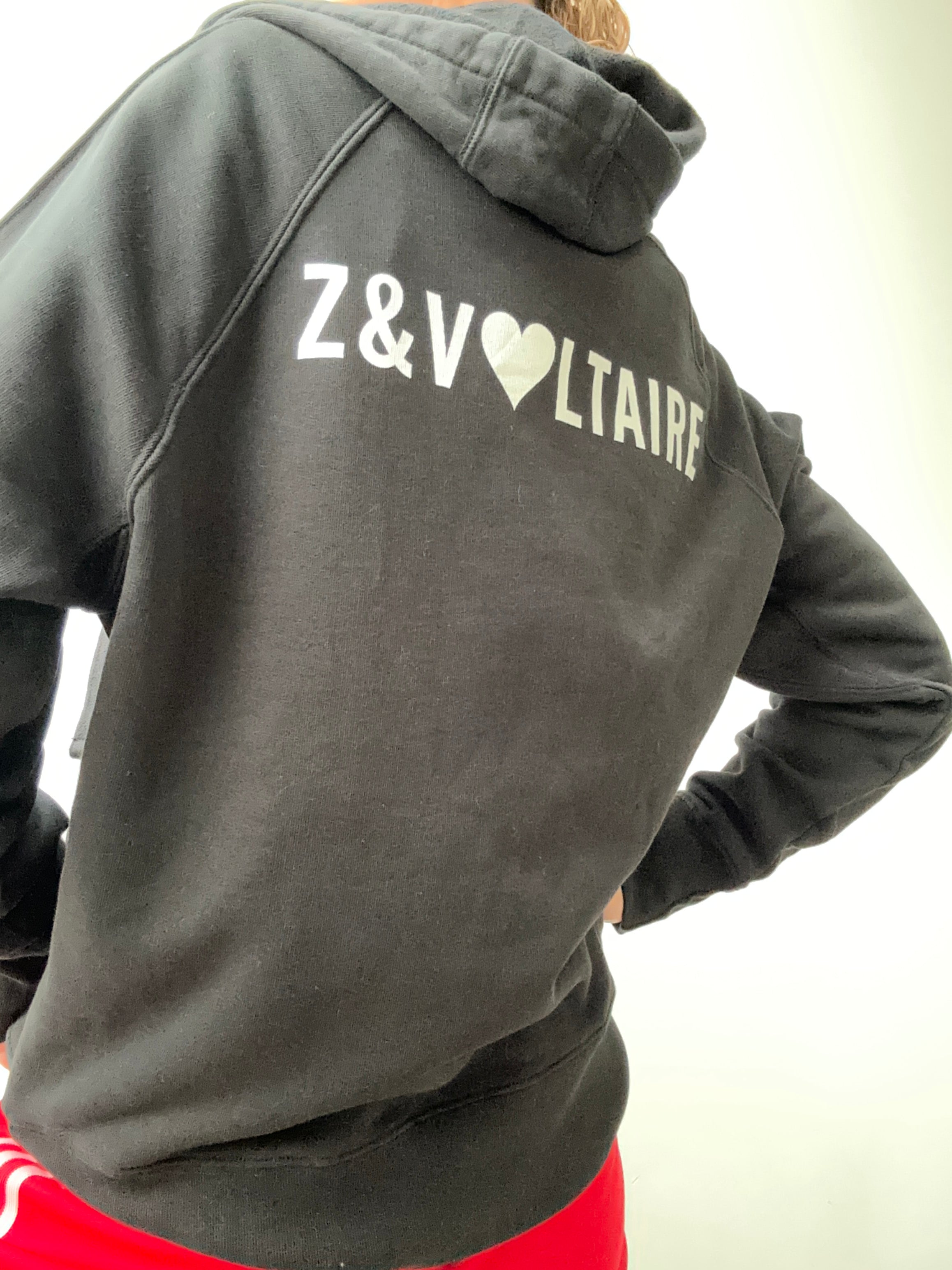 Zadig & Voltaire Z&V Hoodie Black | Sweatshirts