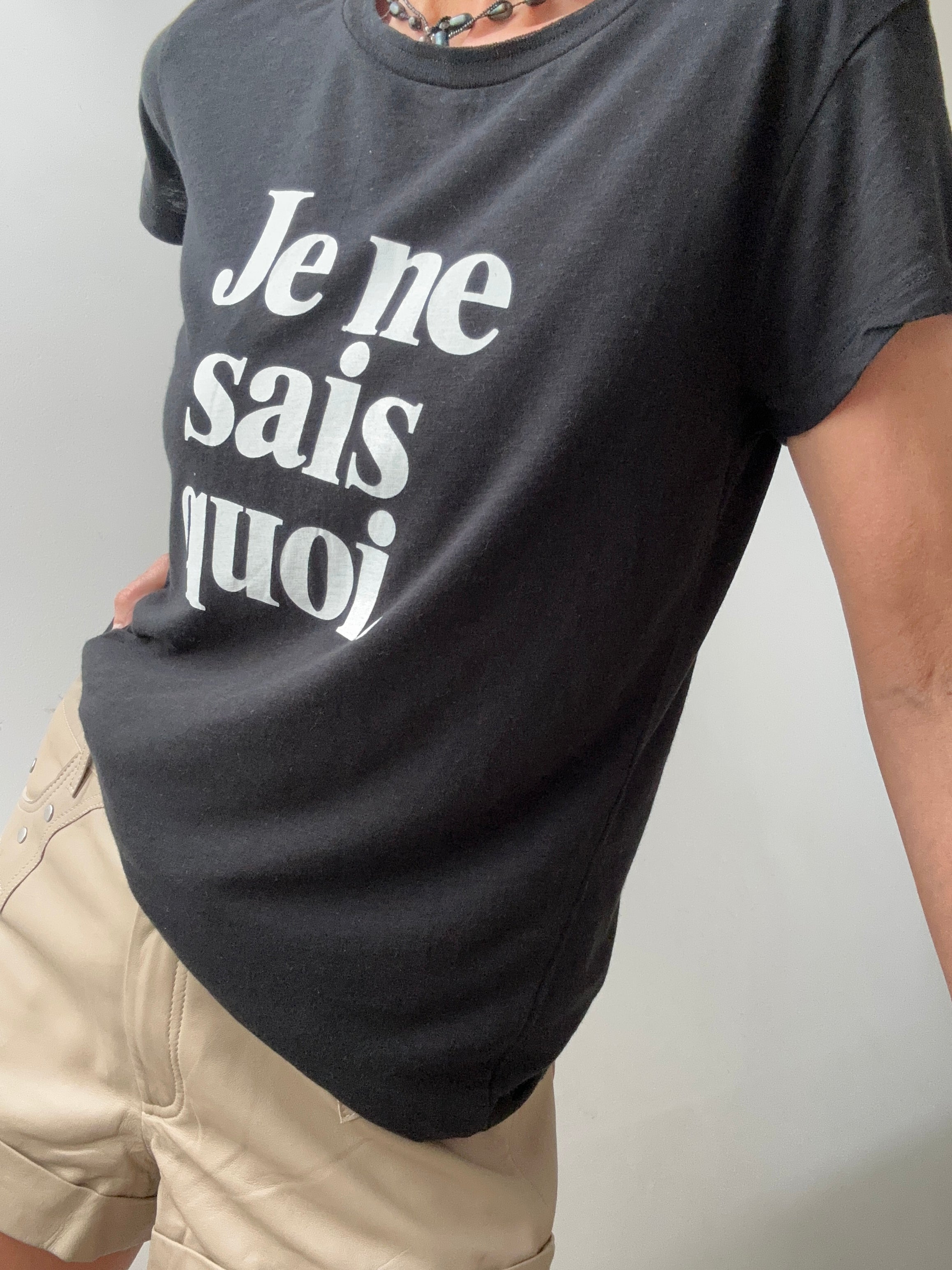 Zadig & Voltaire Je Ne Sais Quoi Tee Black | Tops