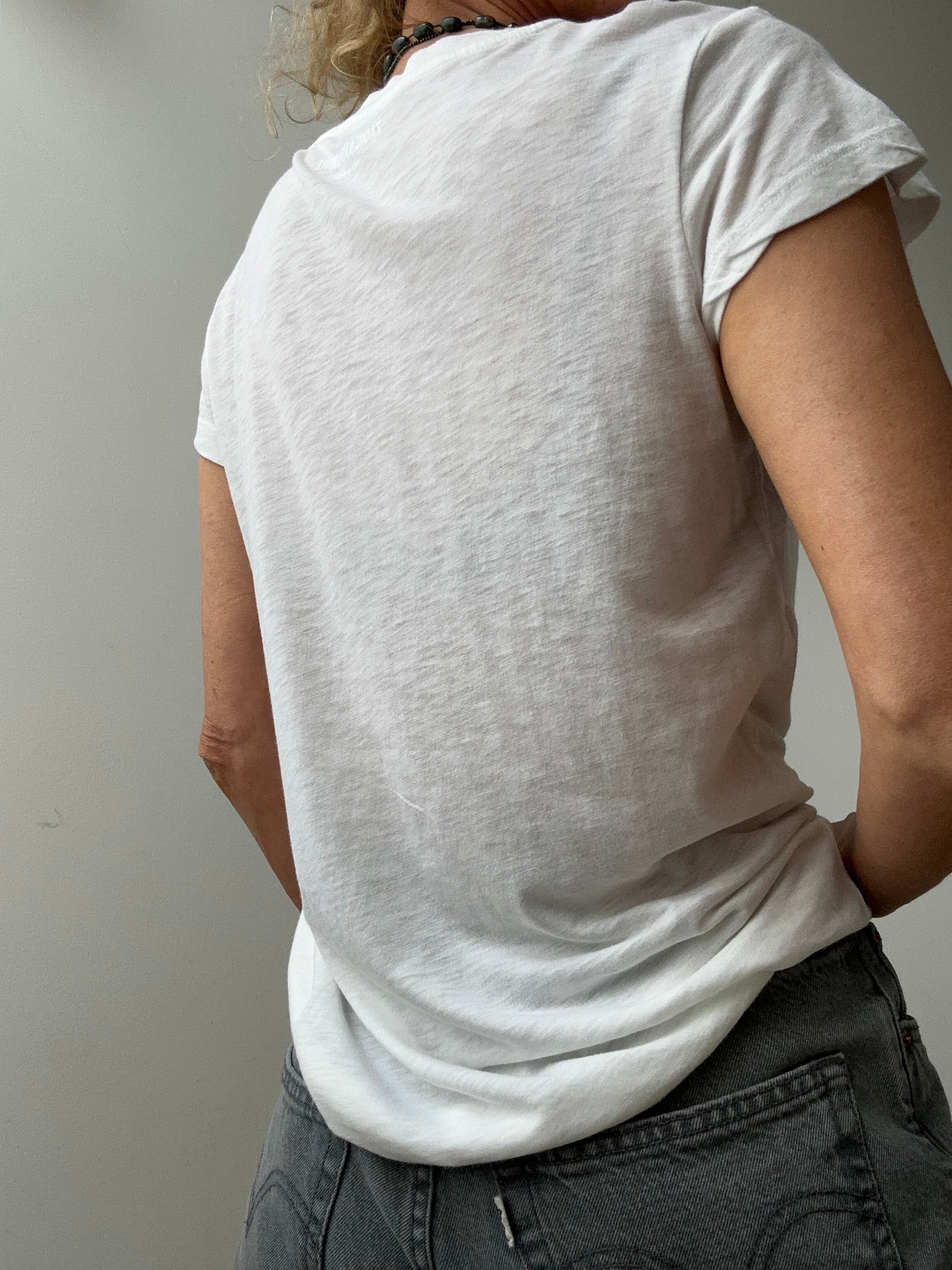 Zadig & Voltaire Je Ne Sais Quoi Tee White | Tops