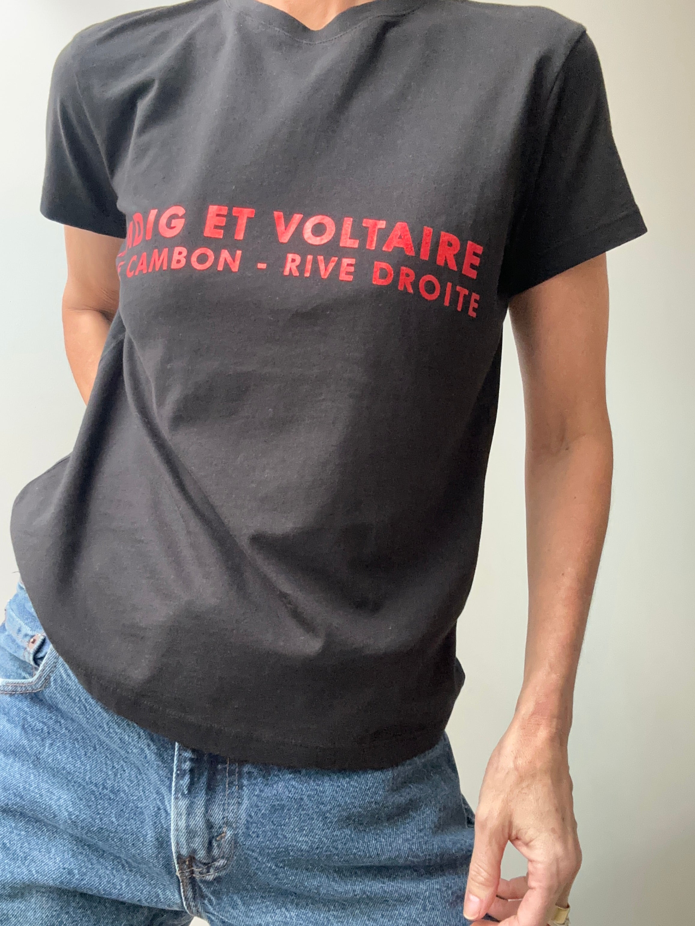 Zadig & Voltaire Metallic Red Tee | Tops