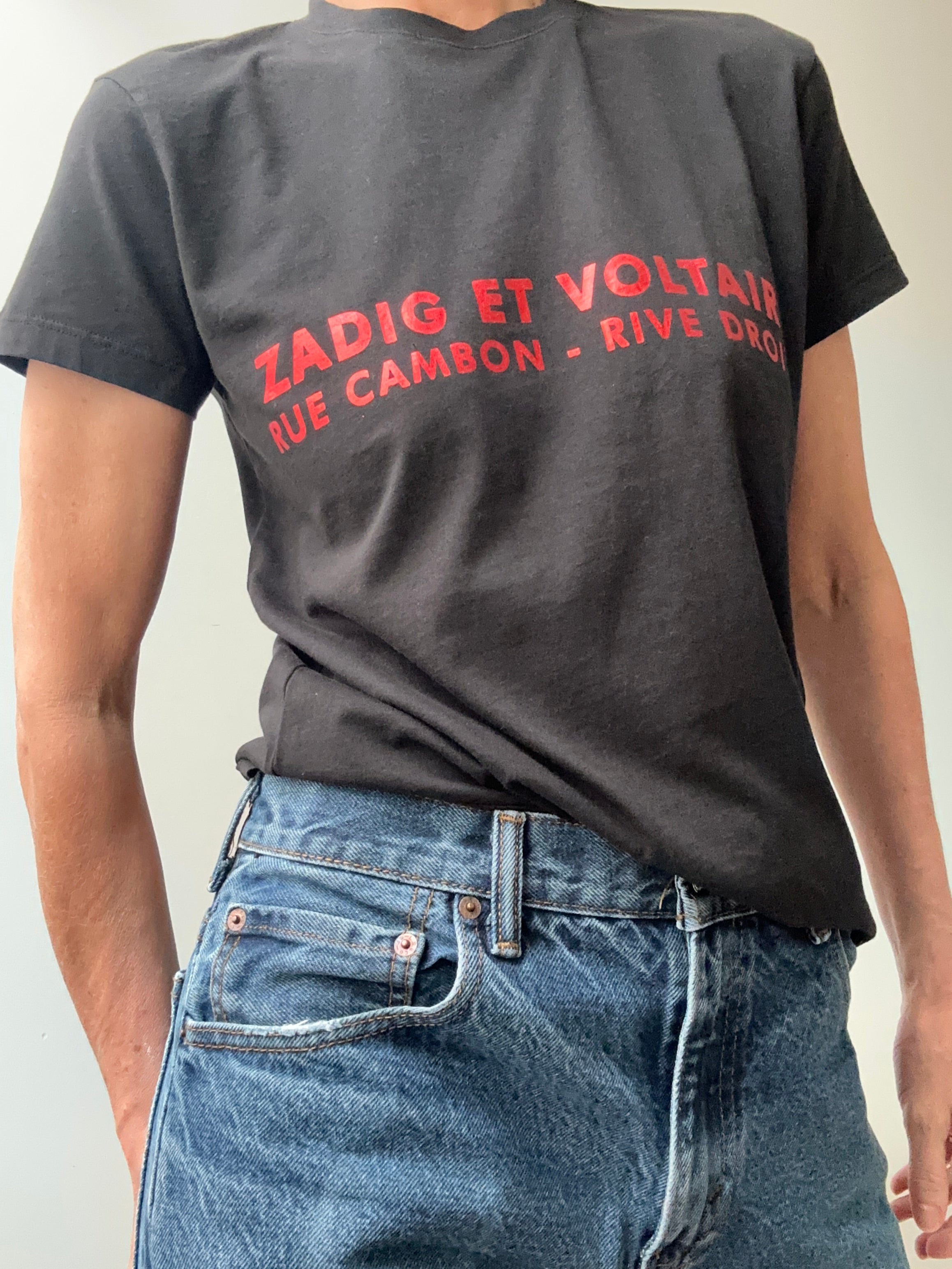 Zadig & Voltaire Metallic Red Tee | Tops