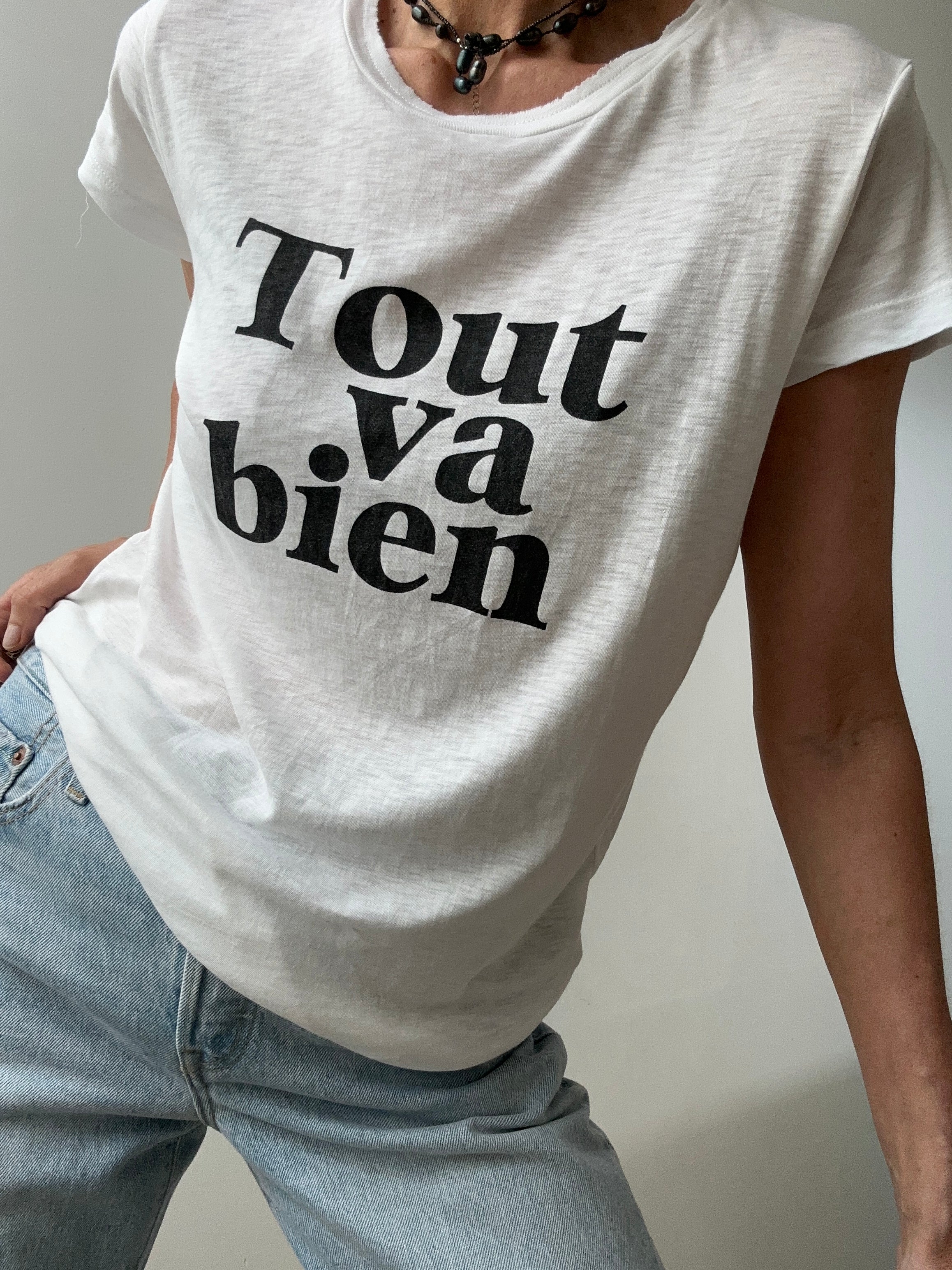Zadig & Voltaire Tout Va Bien Tee White | Tops
