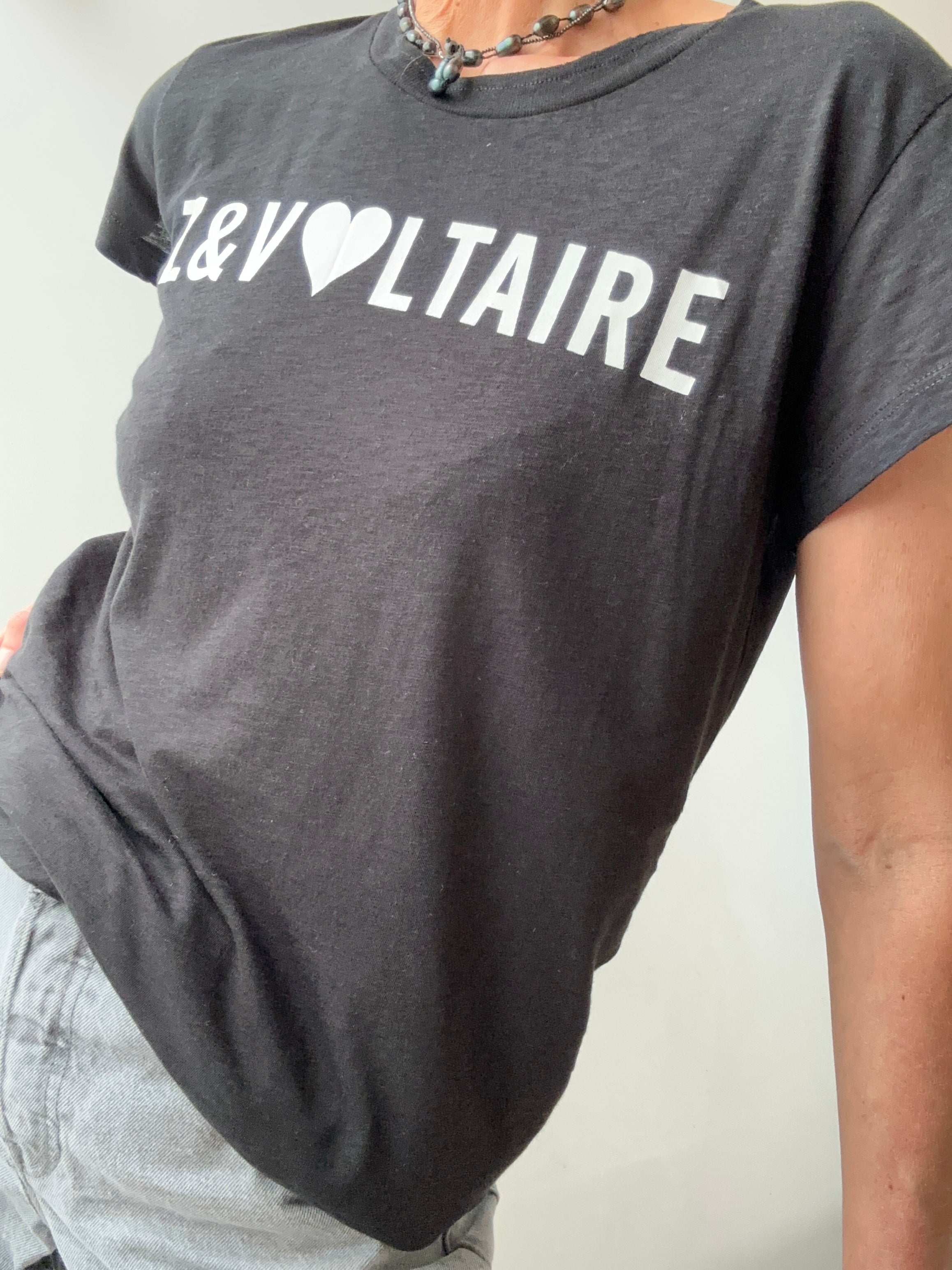 Zadig & Voltaire Z&V Tee Black | Tops