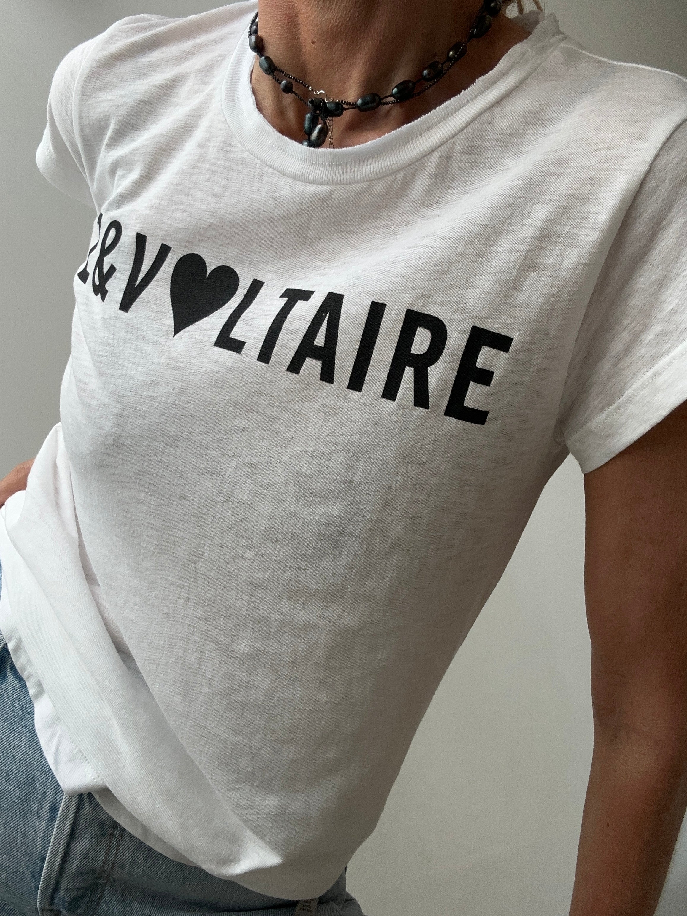Zadig + Voltaire Tops Zadig & Voltaire Z&V Tee White