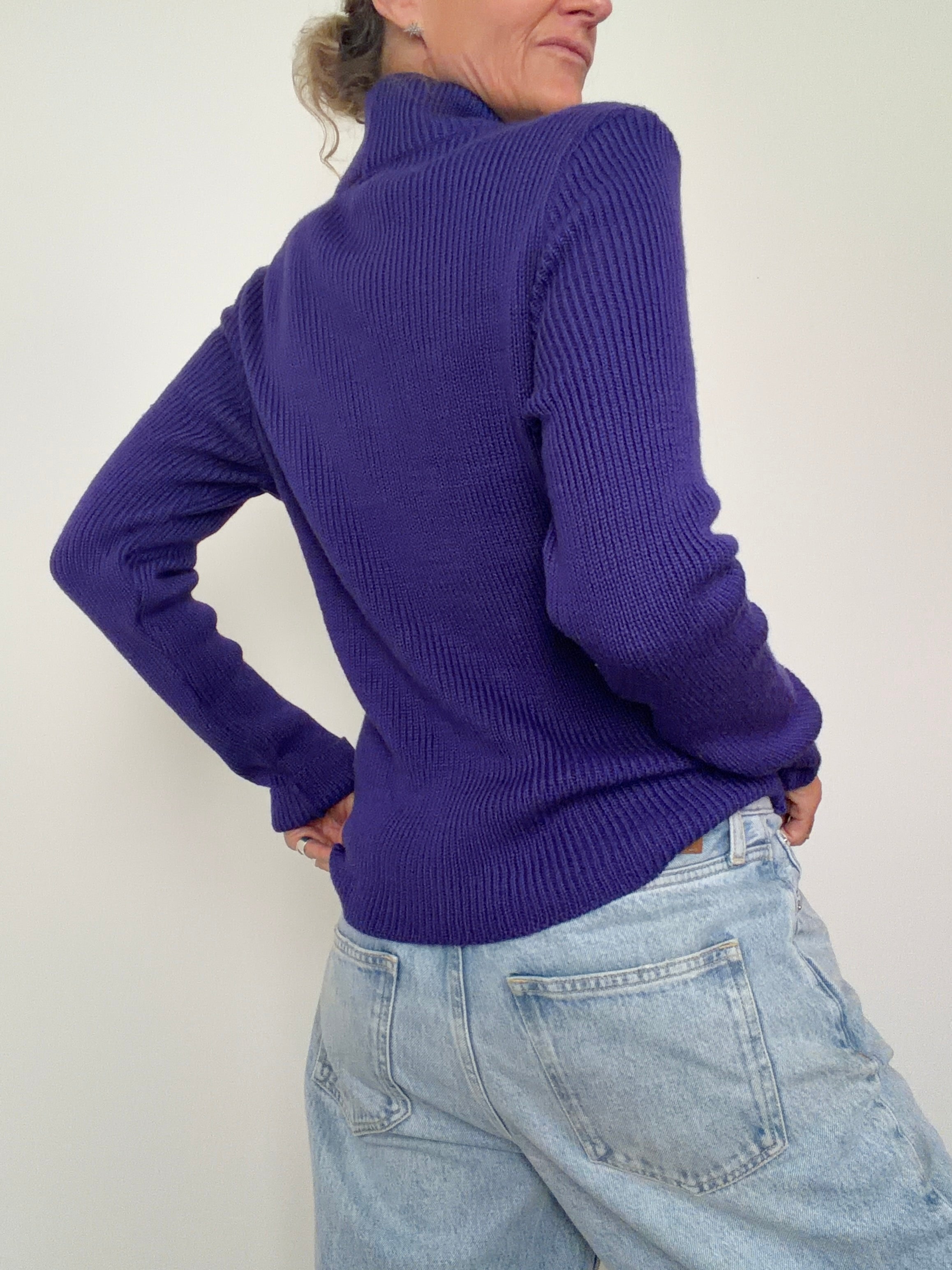 Electric Violet Knit