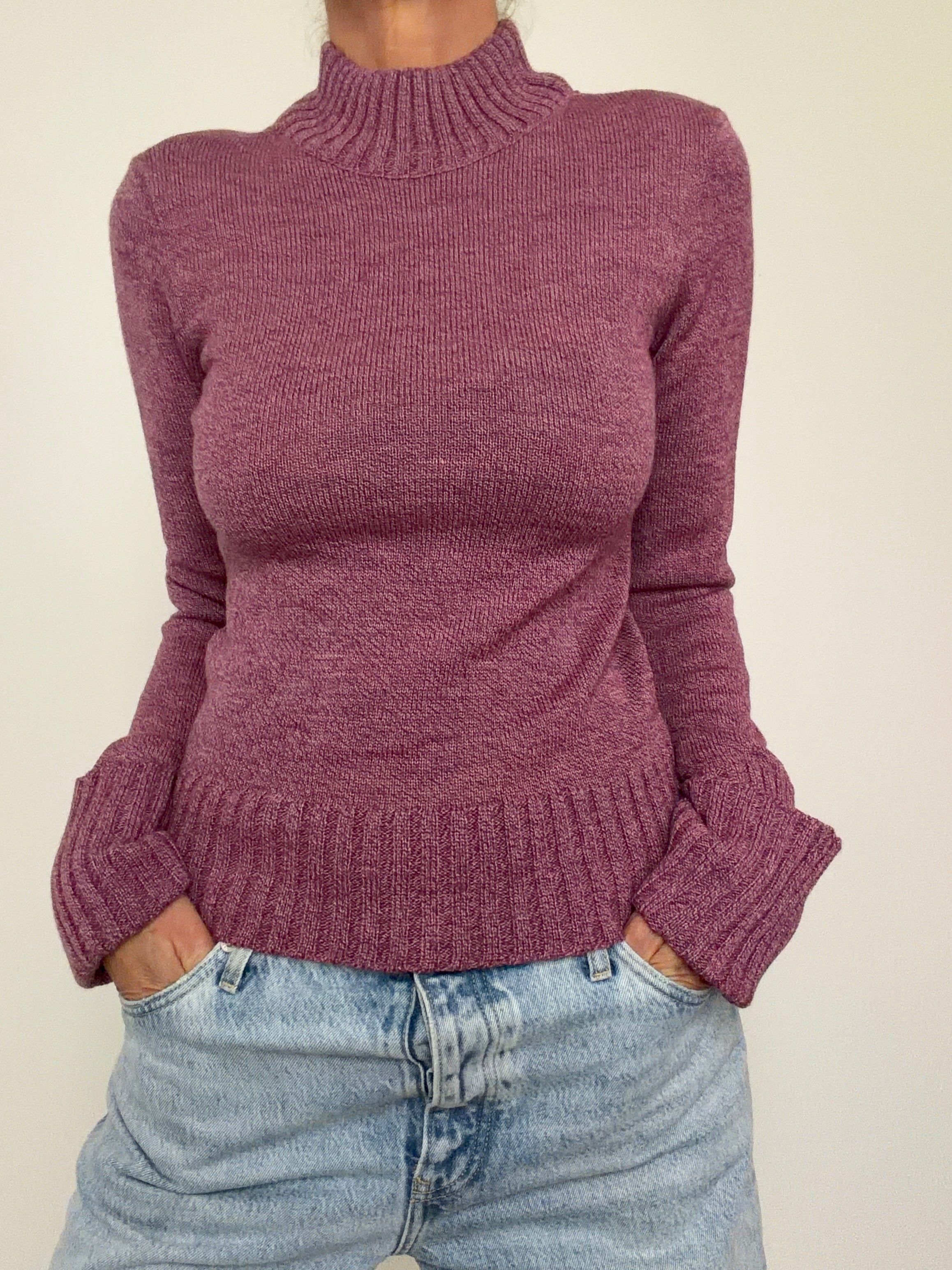 Rasberry Wool Knit