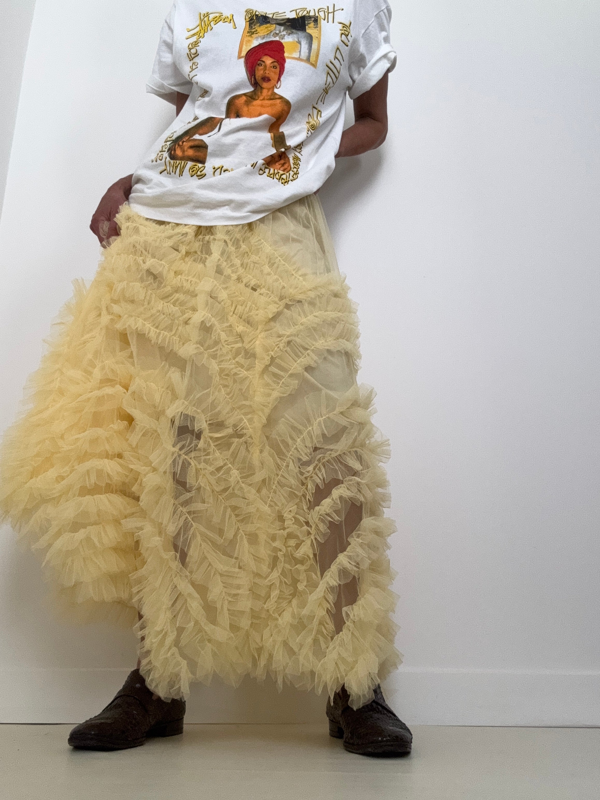 Sunshine Tulle Maxi Skirt