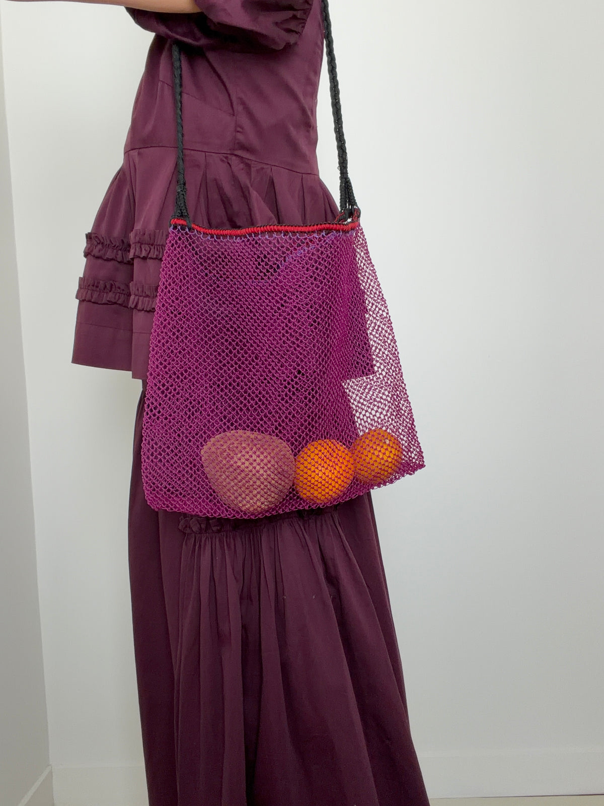 Handmade Nylon Bag Purple