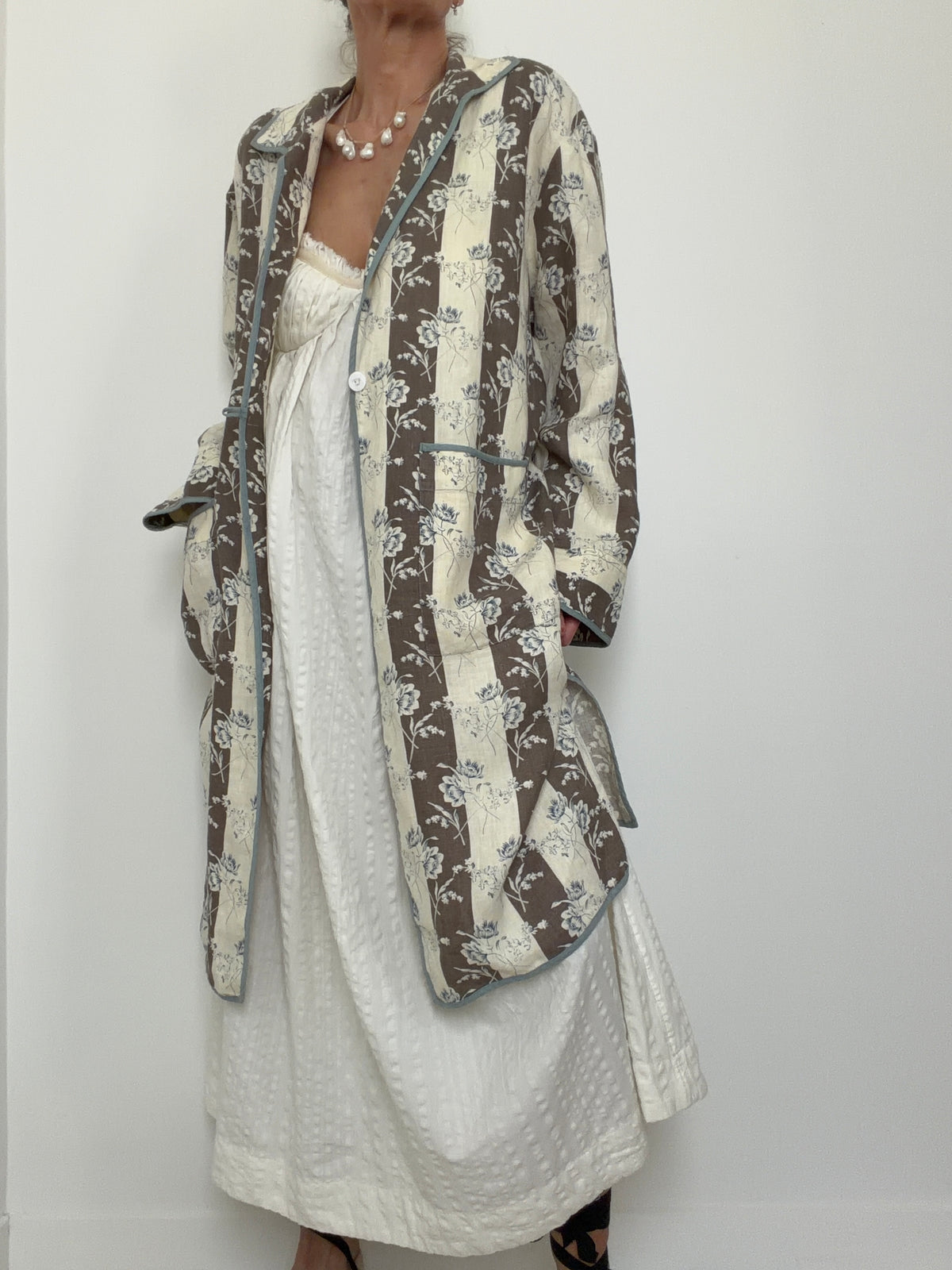 Cali Floral-Print Button Shirt