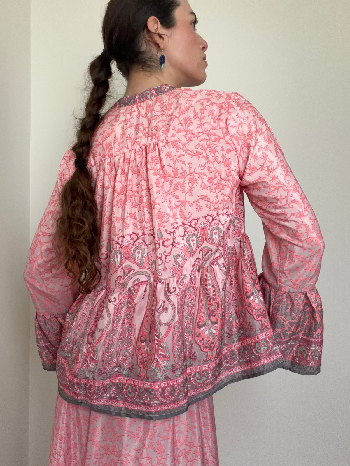 Paisley Blouse Jaipur Rose