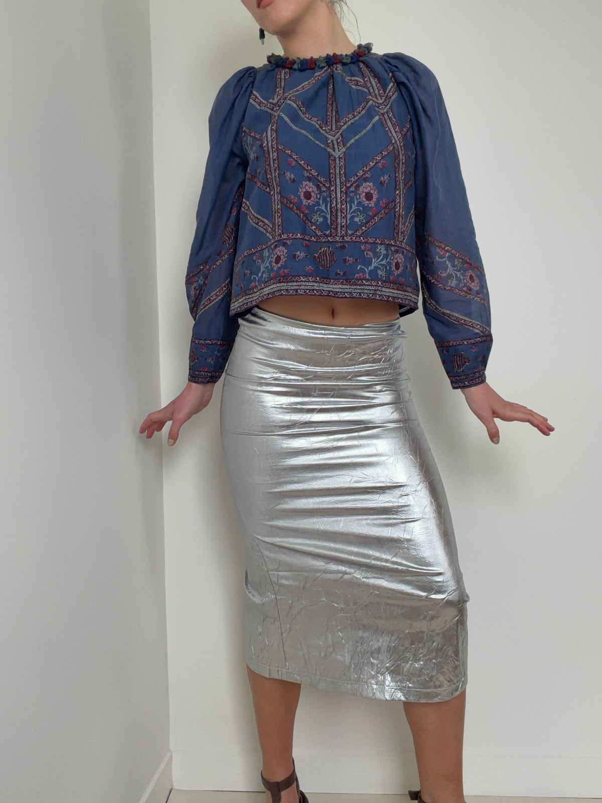 Silver Foil Skirt