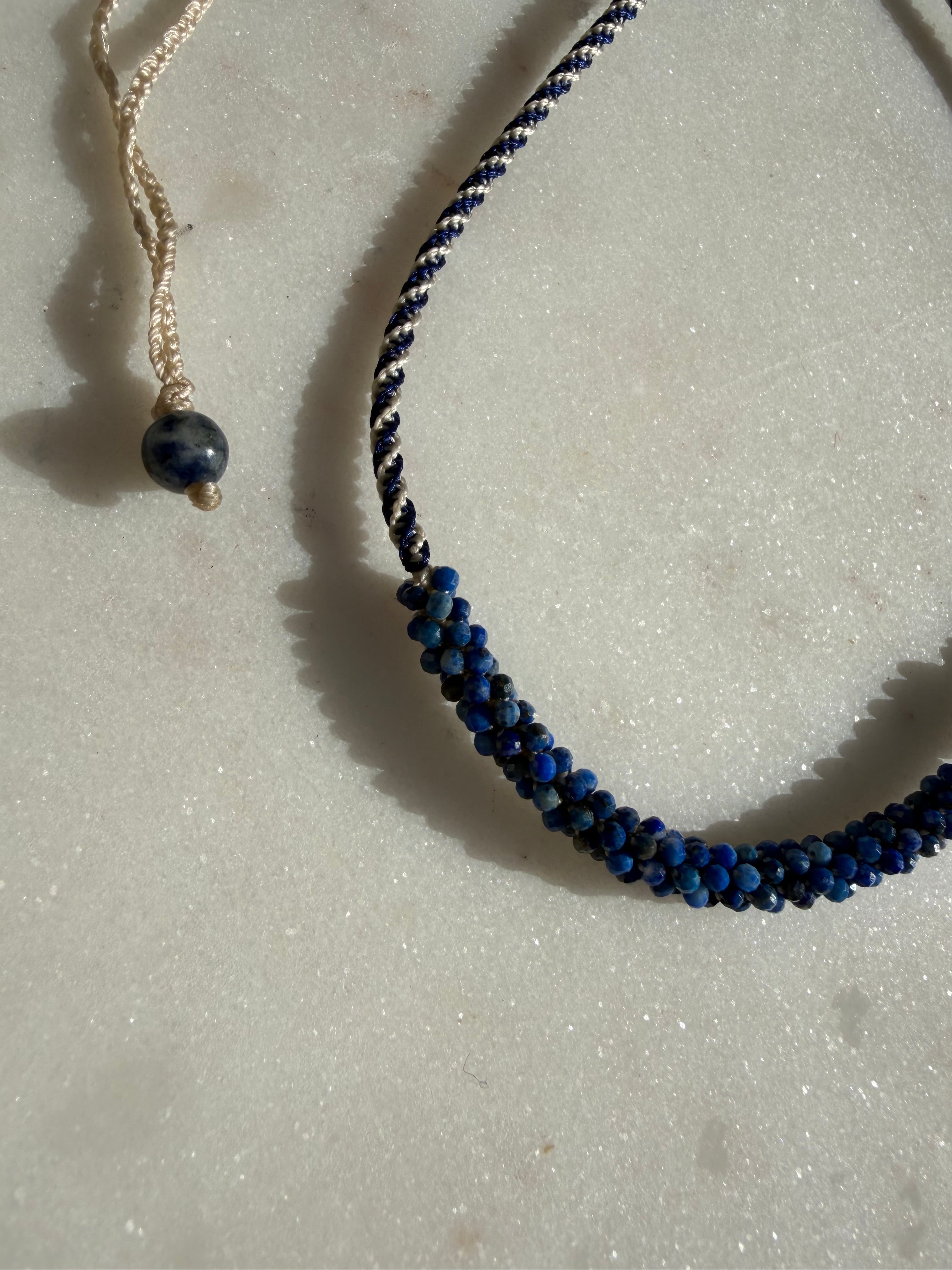 Nomad Gem Choker Lapis | Necklaces