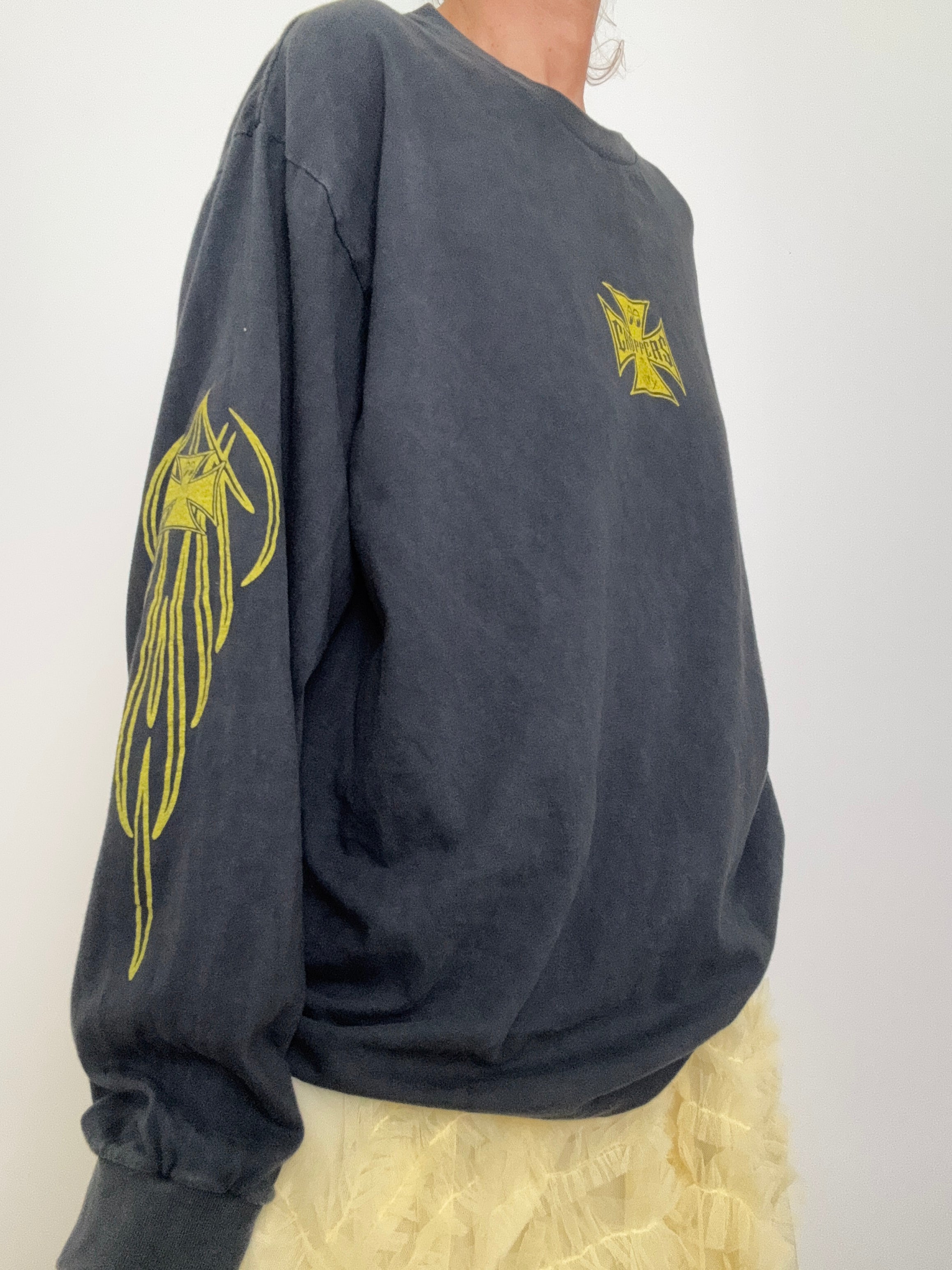 West Choppers Black & Yellow Longsleeve