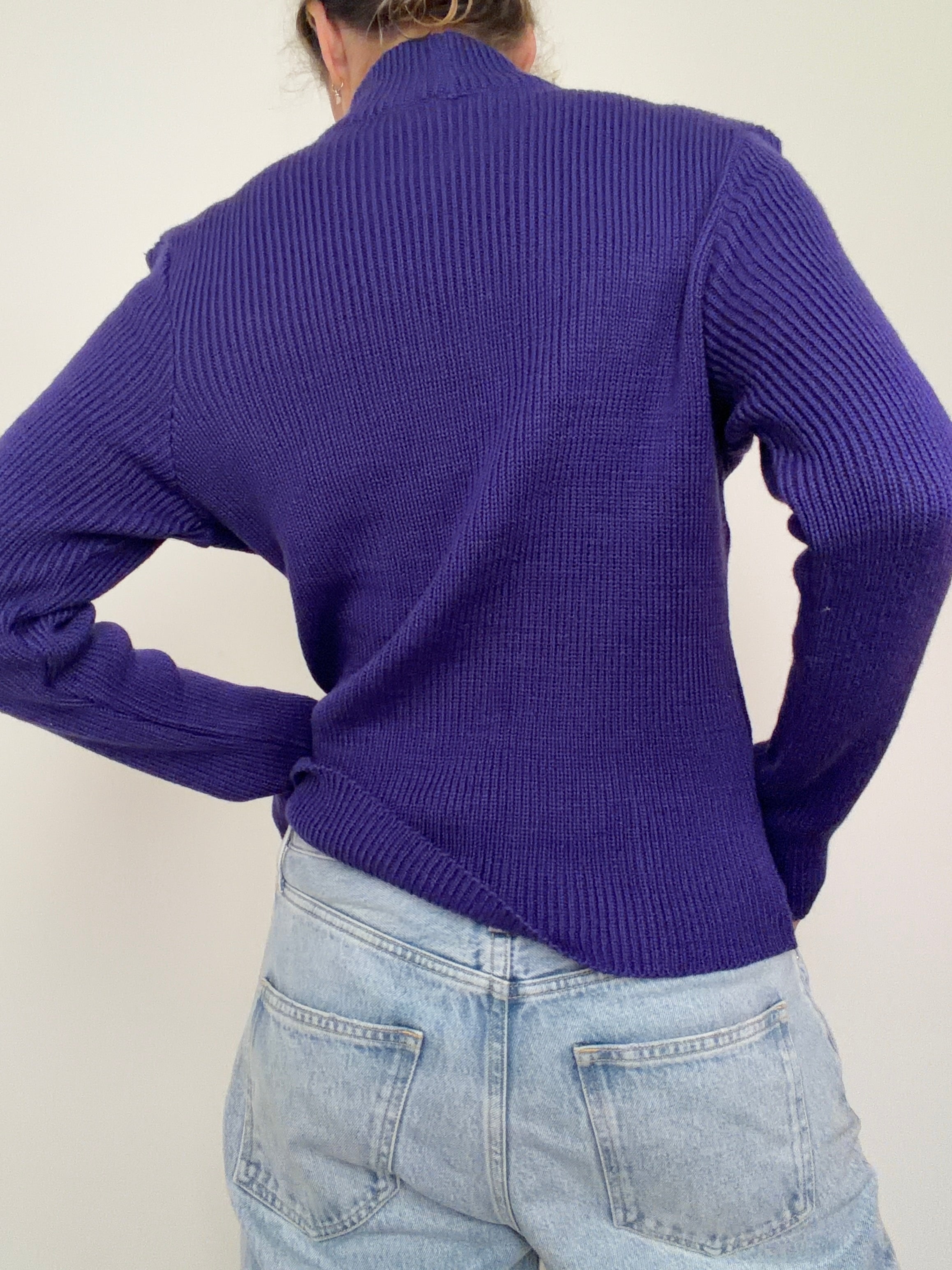 Electric Violet Knit