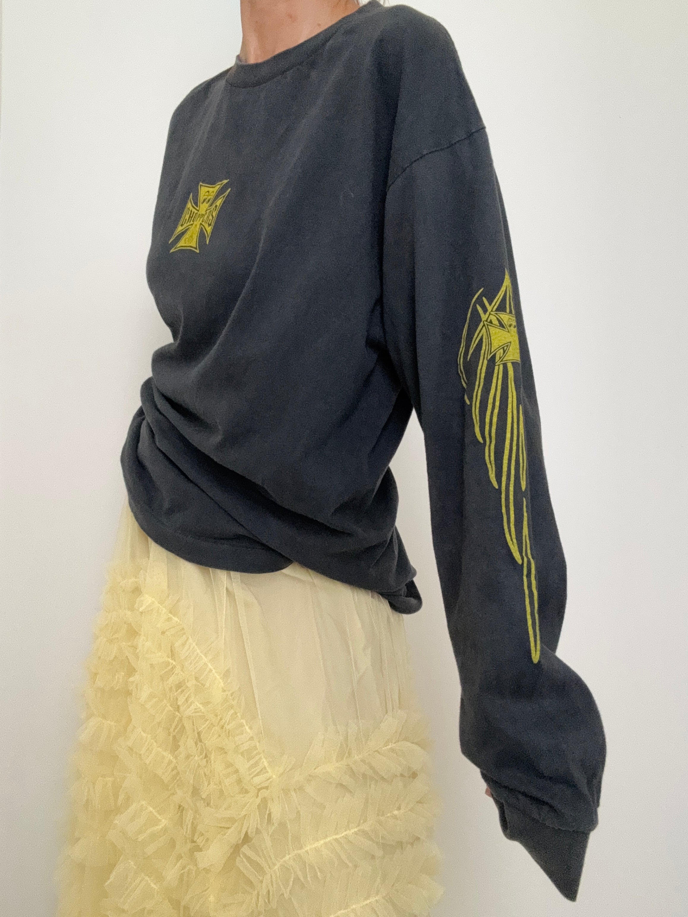 West Choppers Black & Yellow Longsleeve