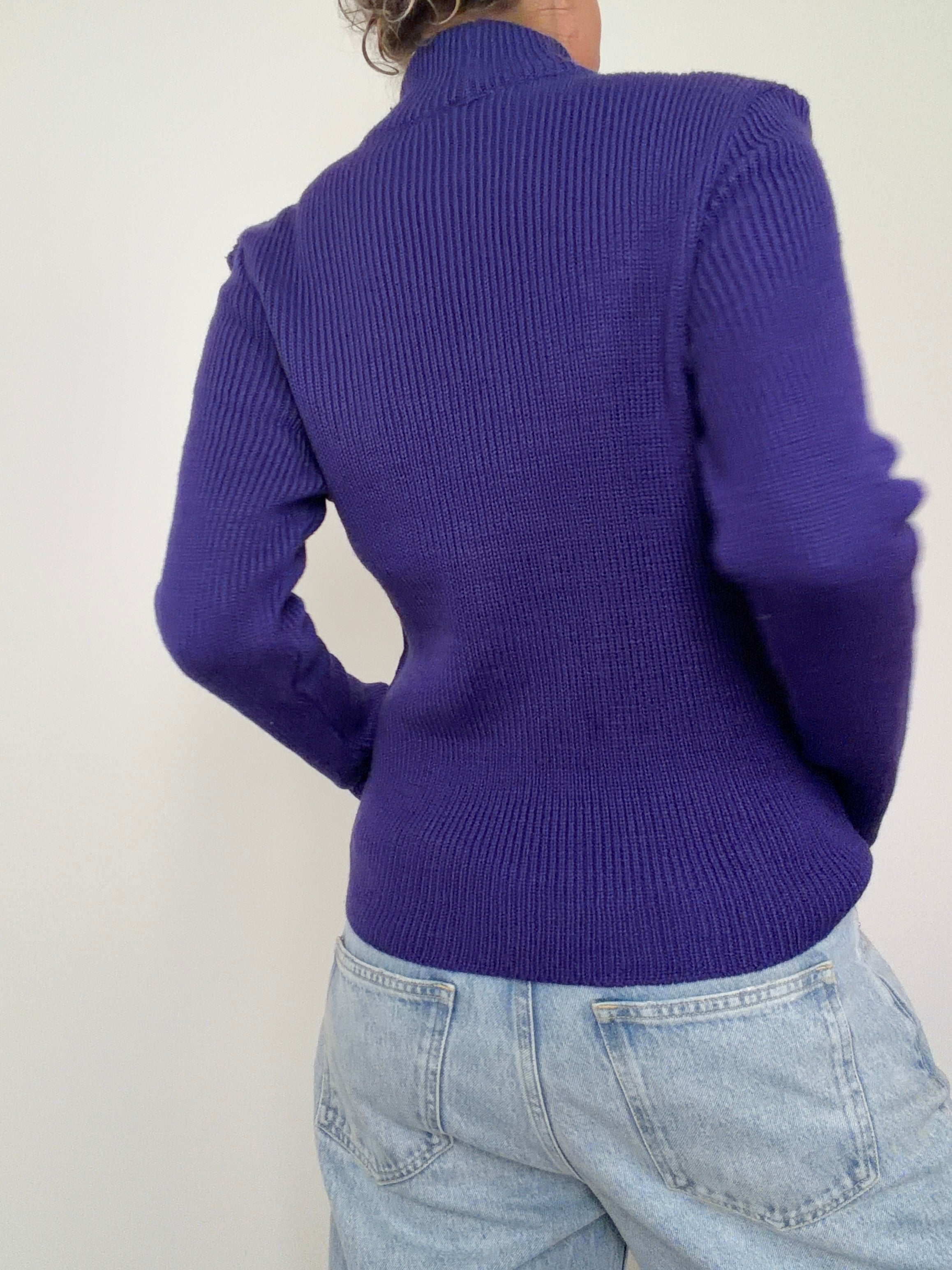 Electric Violet Knit