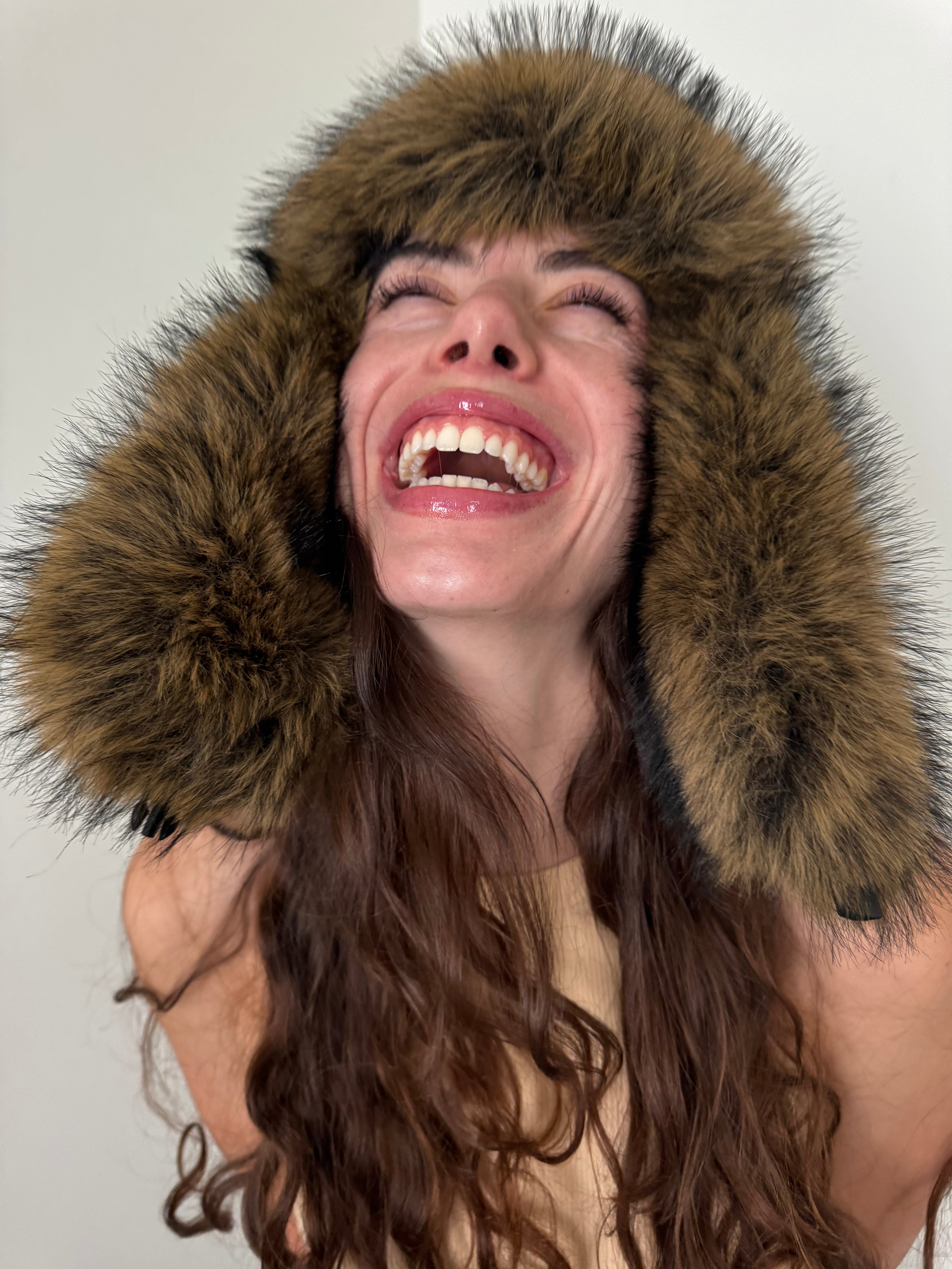 Trapper Hat Two Tone Brown